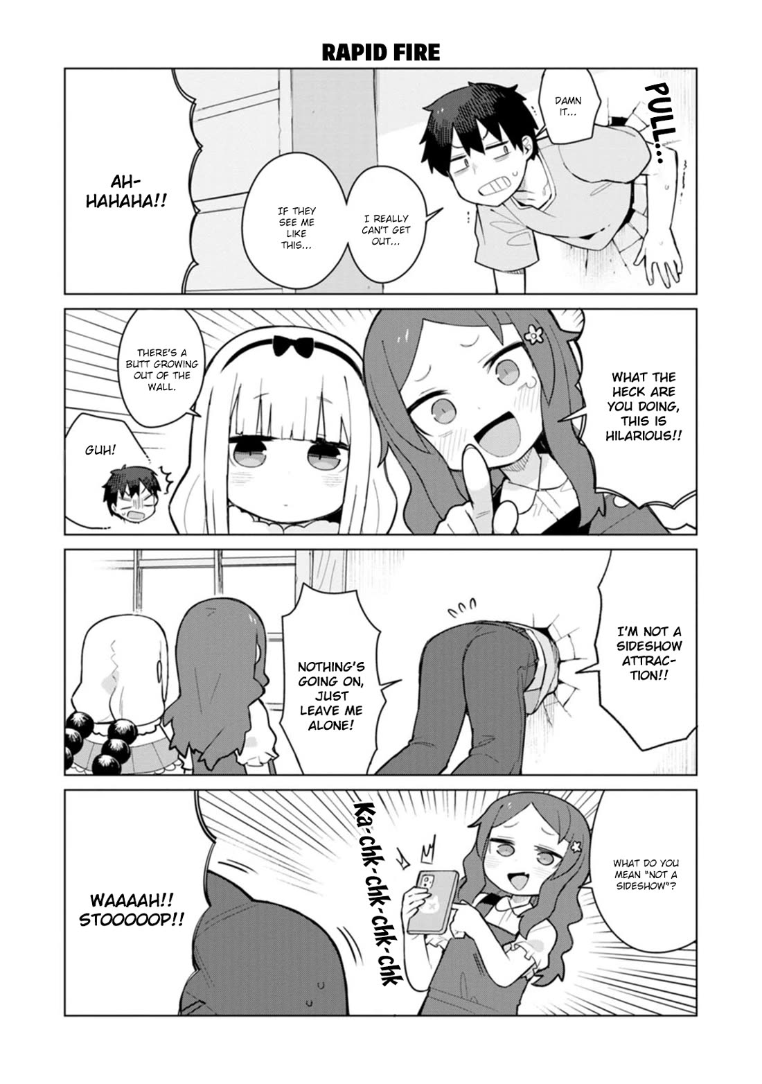 Miss Kobayashi's Dragon Maid: Ilulu Doesn't Understand Love Chapter 9 page 4 - Chapter 9: Iruru, Take and the Wall