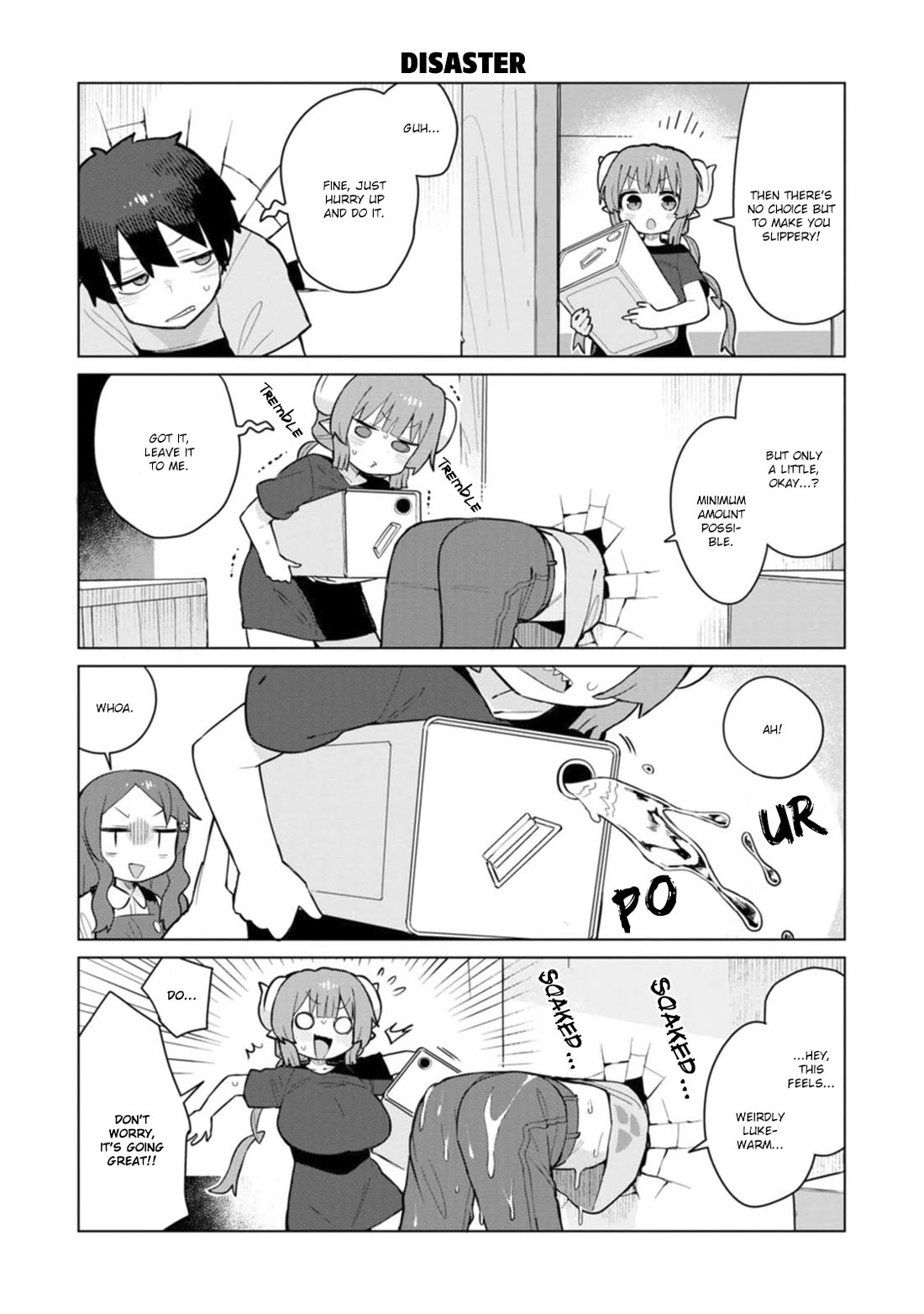Miss Kobayashi's Dragon Maid: Ilulu Doesn't Understand Love Chapter 9 page 9 - Chapter 9: Iruru, Take and the Wall