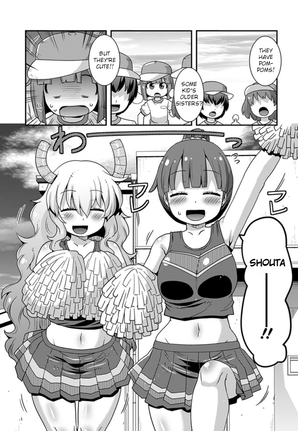 Miss Kobayashi's Dragon Maid: Lucoa is my xx Chapter 11 page 11 - Chapter 11: Shouta and Cheers