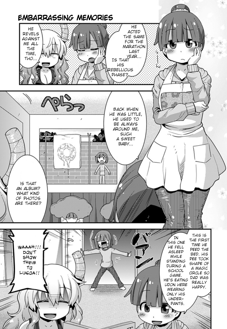Miss Kobayashi's Dragon Maid: Lucoa is my xx Chapter 11 page 3 - Chapter 11: Shouta and Cheers