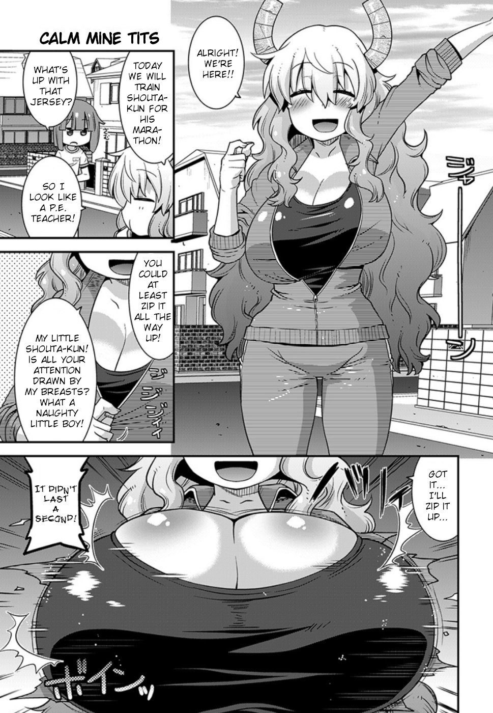 Miss Kobayashi's Dragon Maid: Lucoa is my xx Chapter 11 page 5 - Chapter 11: Shouta and Cheers