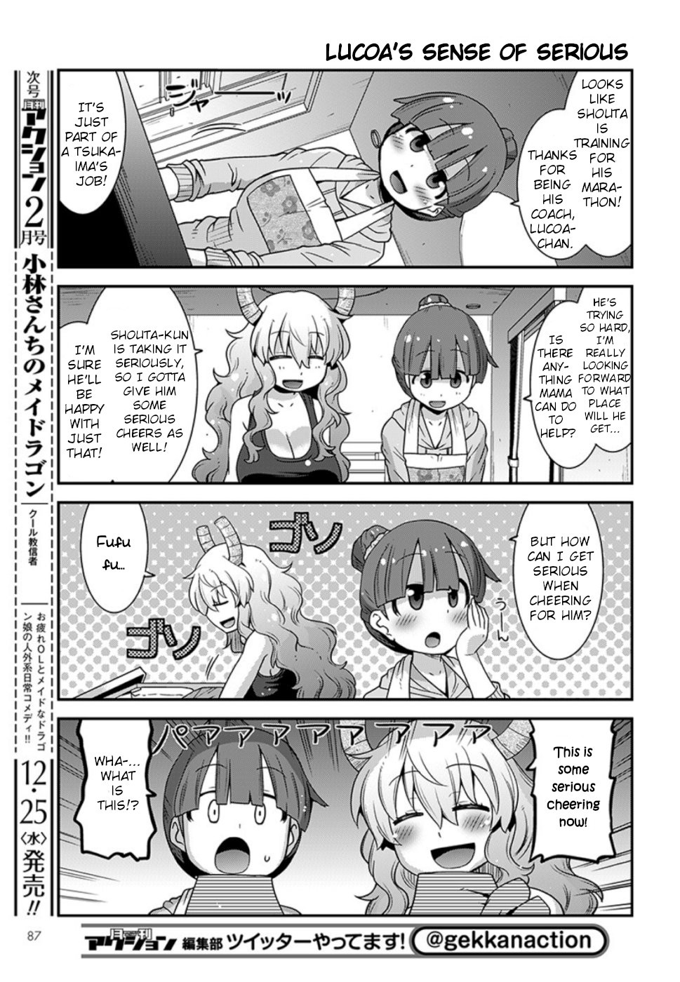 Miss Kobayashi's Dragon Maid: Lucoa is my xx Chapter 11 page 9 - Chapter 11: Shouta and Cheers