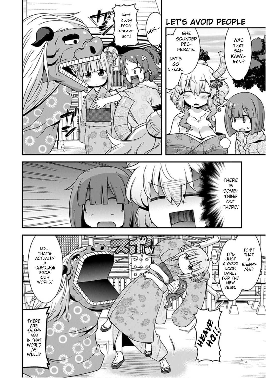 Miss Kobayashi's Dragon Maid: Lucoa is my xx Chapter 13 page 8 - Chapter 13: Shouta and New Year