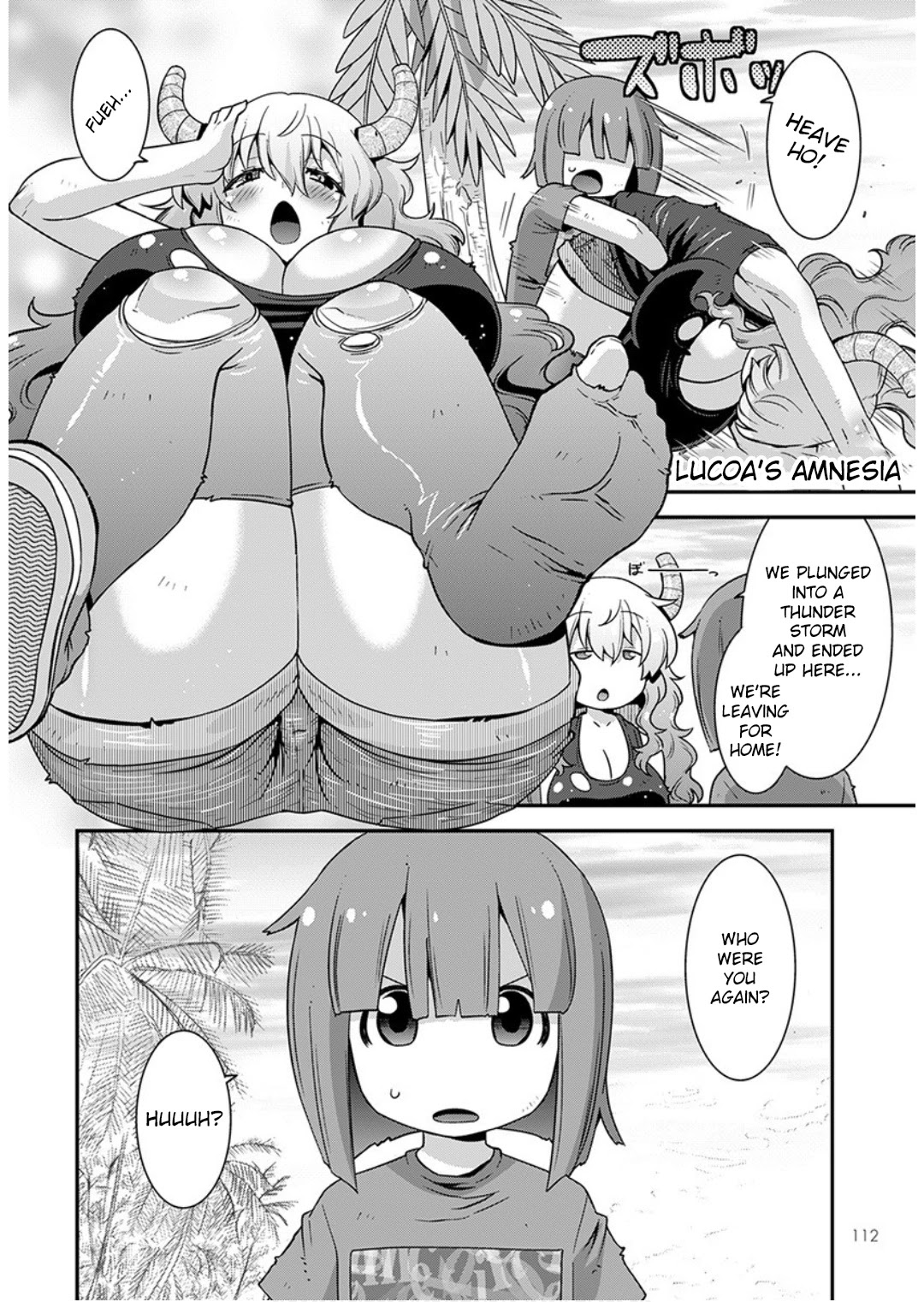Miss Kobayashi's Dragon Maid: Lucoa is my xx Chapter 17 page 2 - Chapter 17: Inhabited Island and Them