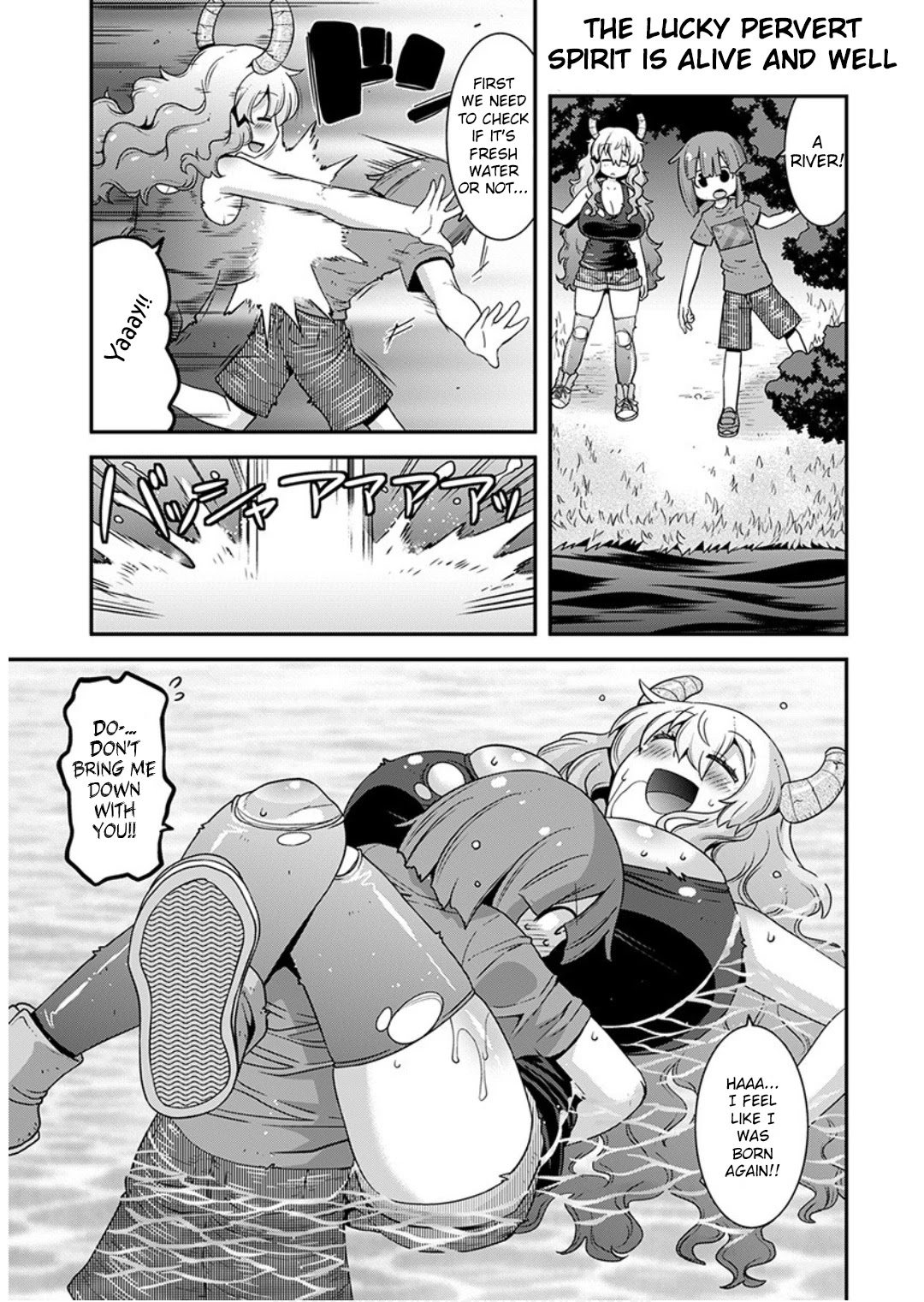Miss Kobayashi's Dragon Maid: Lucoa is my xx Chapter 17 page 5 - Chapter 17: Inhabited Island and Them