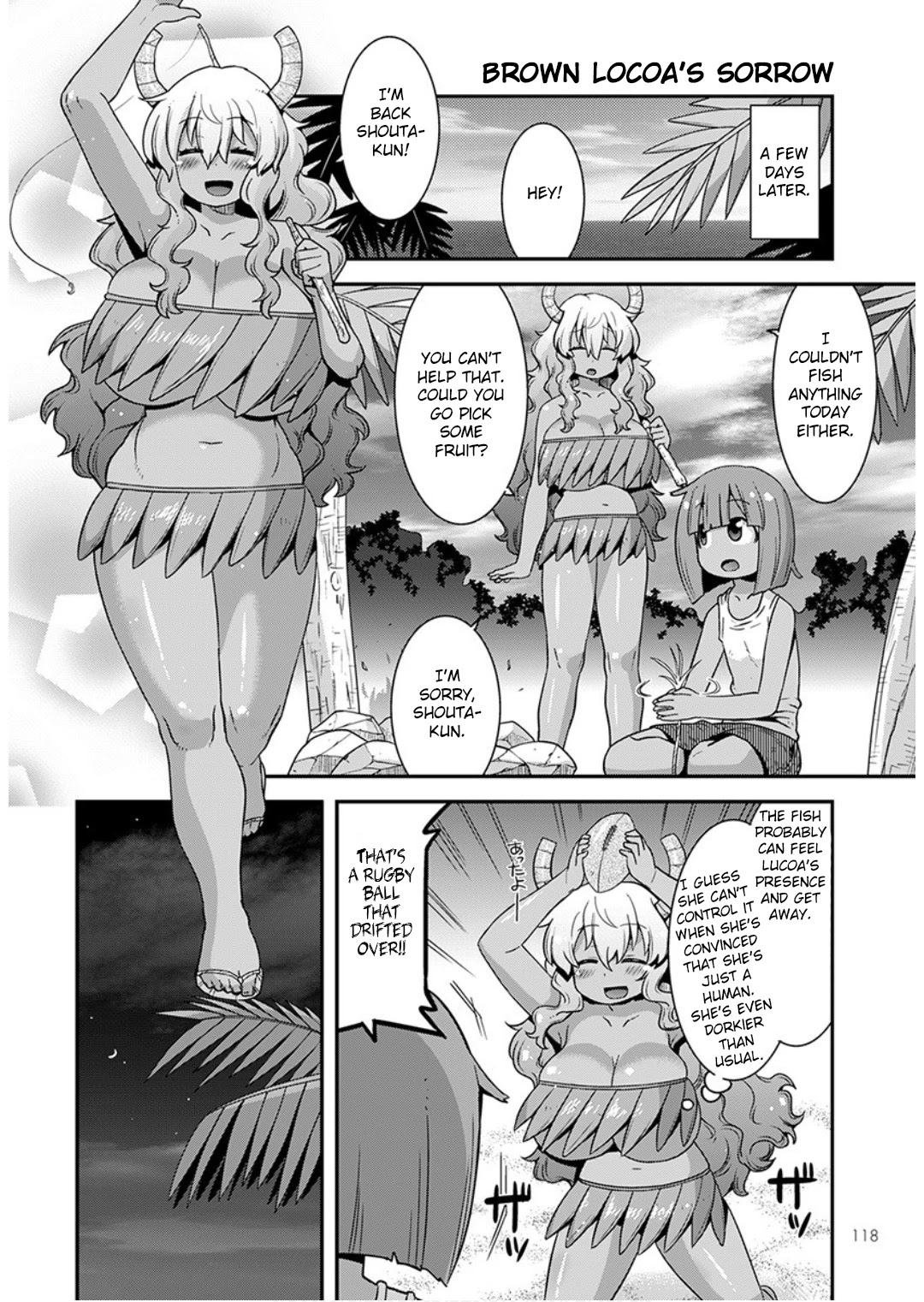 Miss Kobayashi's Dragon Maid: Lucoa is my xx Chapter 17 page 8 - Chapter 17: Inhabited Island and Them