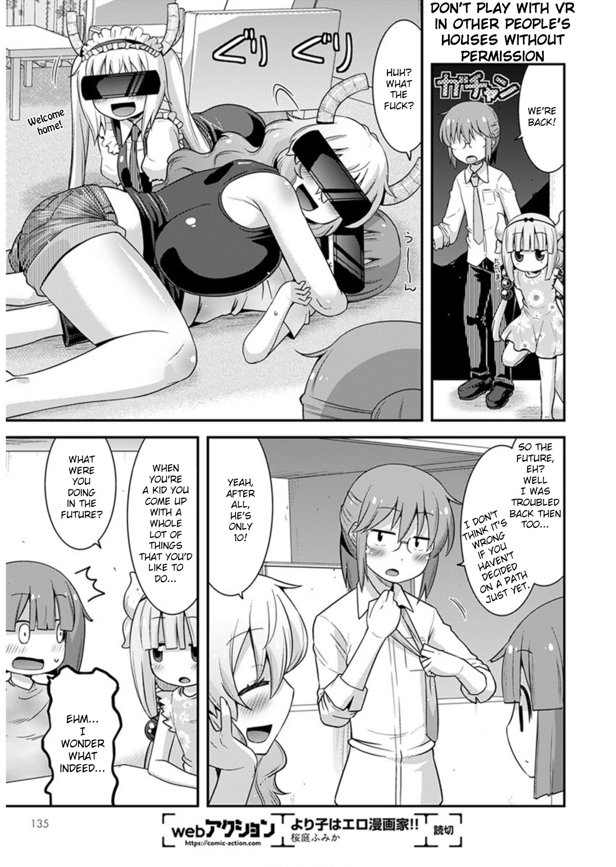 Miss Kobayashi's Dragon Maid: Lucoa is my xx Chapter 18 page 13 - Chapter 18: Shouta and The Future