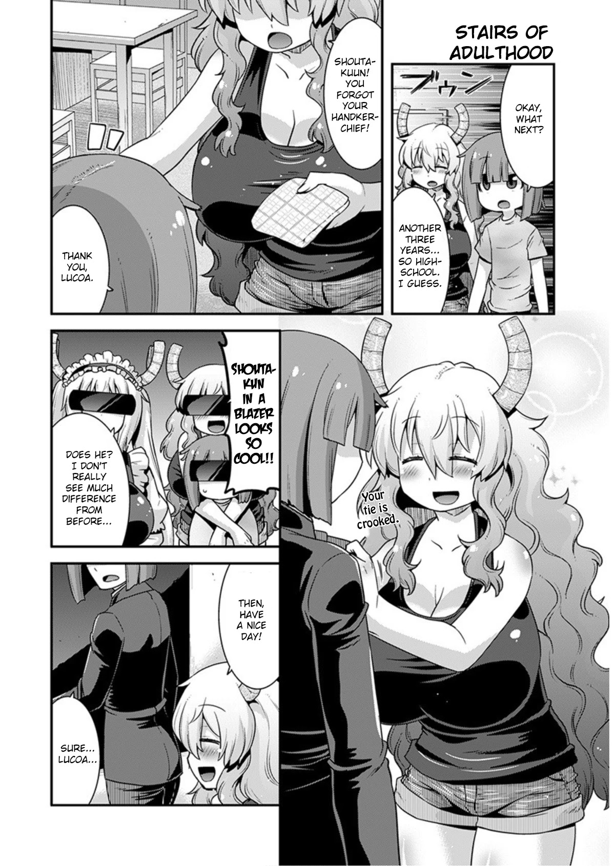 Miss Kobayashi's Dragon Maid: Lucoa is my xx Chapter 18 page 8 - Chapter 18: Shouta and The Future
