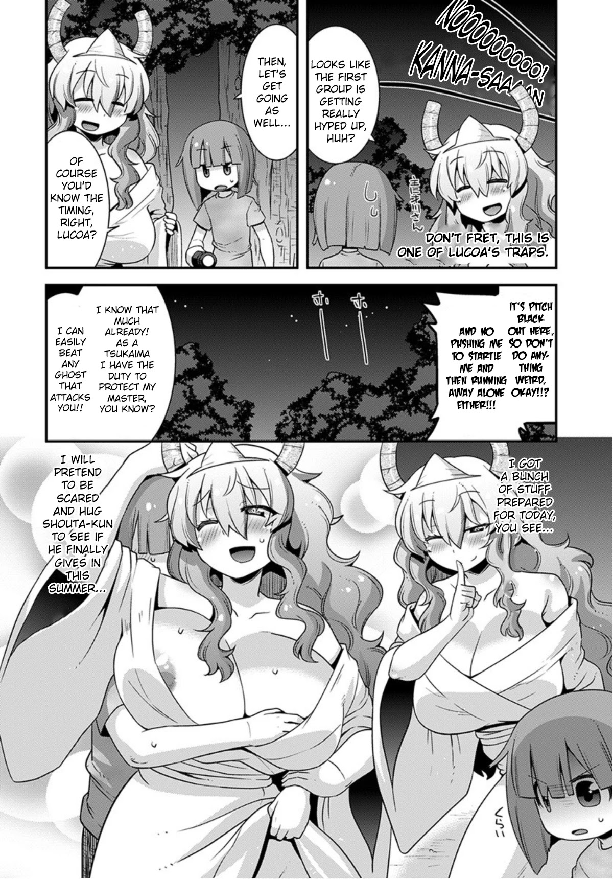 Miss Kobayashi's Dragon Maid: Lucoa is my xx Chapter 19 page 6 - Chapter 19: Shouta and Ghosts Don't Exist