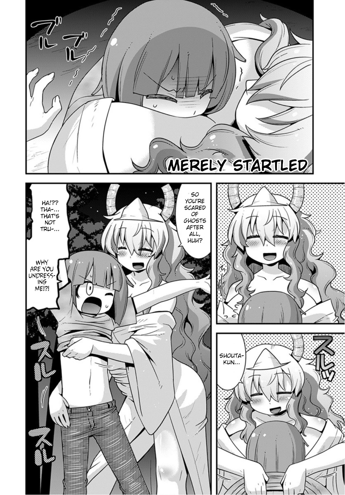 Miss Kobayashi's Dragon Maid: Lucoa is my xx Chapter 19 page 8 - Chapter 19: Shouta and Ghosts Don't Exist