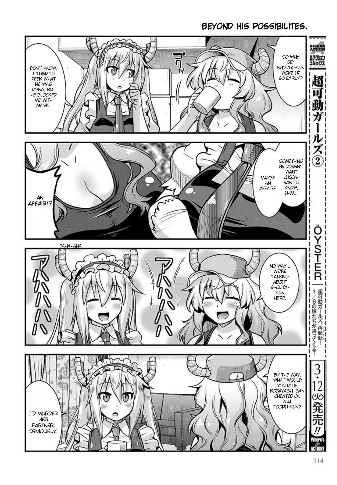 Miss Kobayashi's Dragon Maid: Lucoa is my xx Chapter 2 page 2 - Chapter 2: Me and rabbits