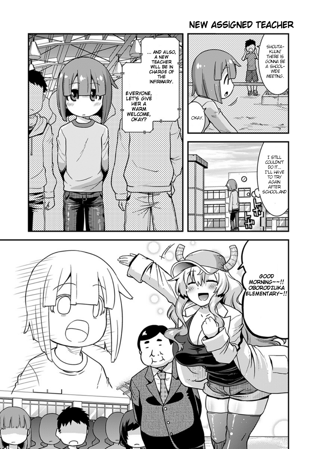 Miss Kobayashi's Dragon Maid: Lucoa is my xx Chapter 2 page 3 - Chapter 2: Me and rabbits