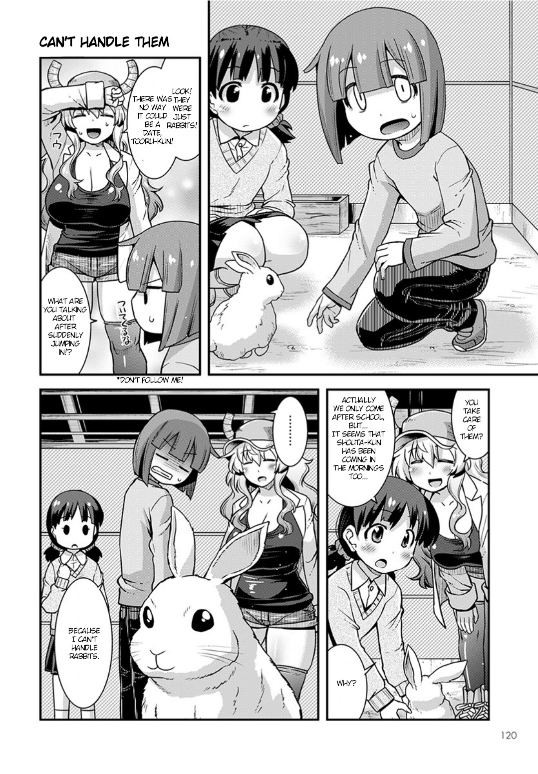 Miss Kobayashi's Dragon Maid: Lucoa is my xx Chapter 2 page 8 - Chapter 2: Me and rabbits