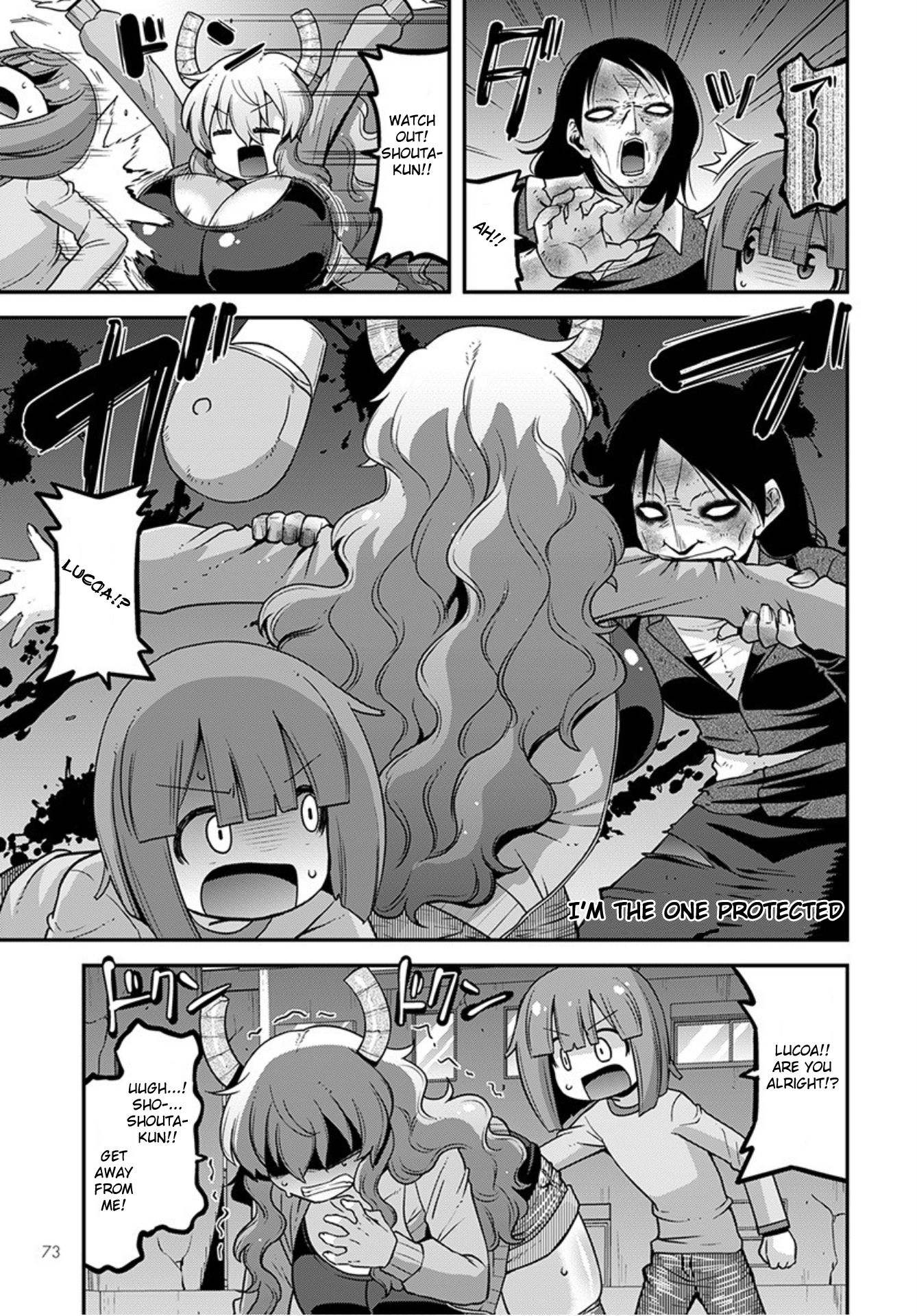 Miss Kobayashi's Dragon Maid: Lucoa is my xx Chapter 22 page 3 - Chapter 22: Shouta and the Apocalypse