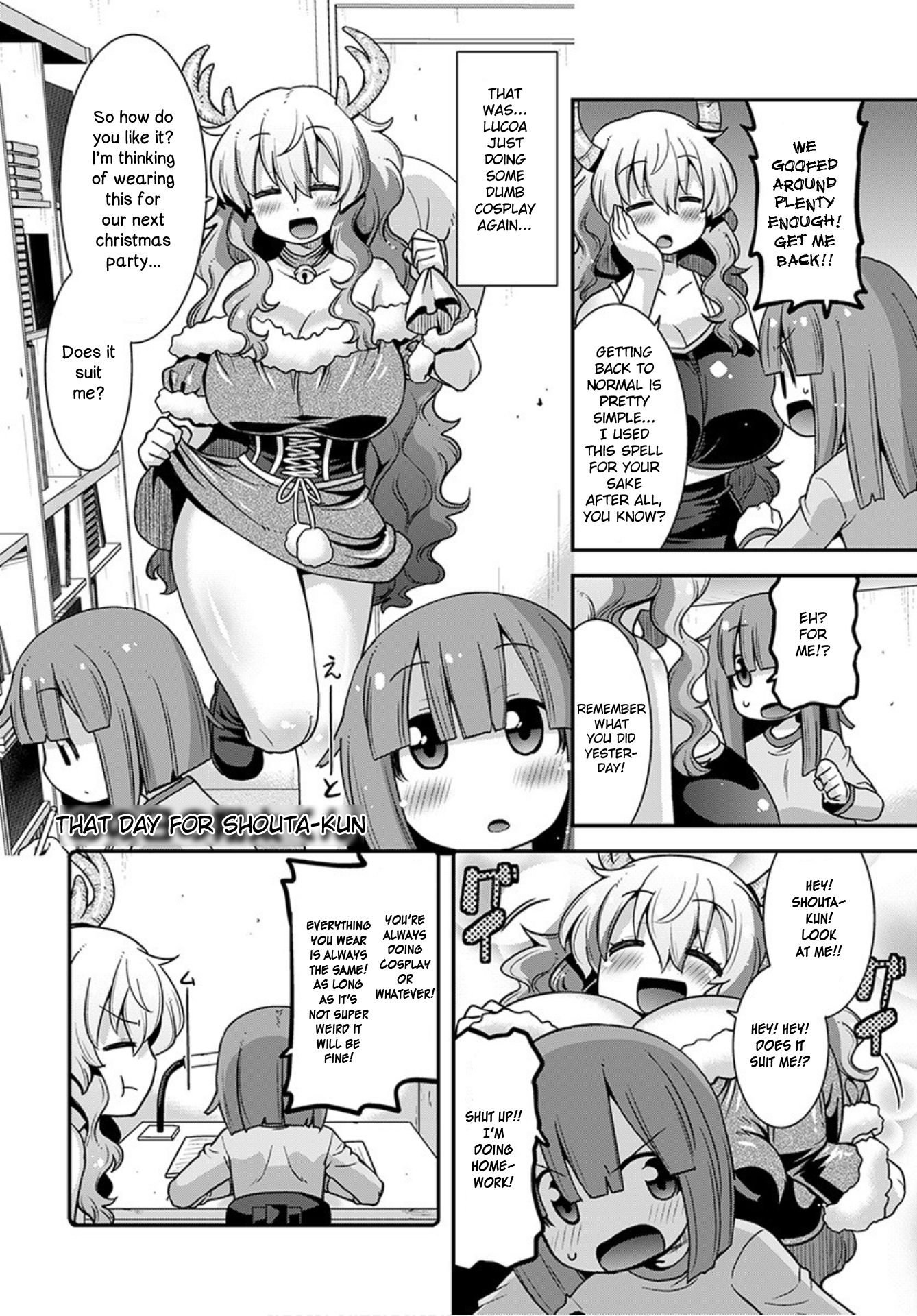 Miss Kobayashi's Dragon Maid: Lucoa is my xx Chapter 23 page 12 - Chapter 23: Shouta and Girls