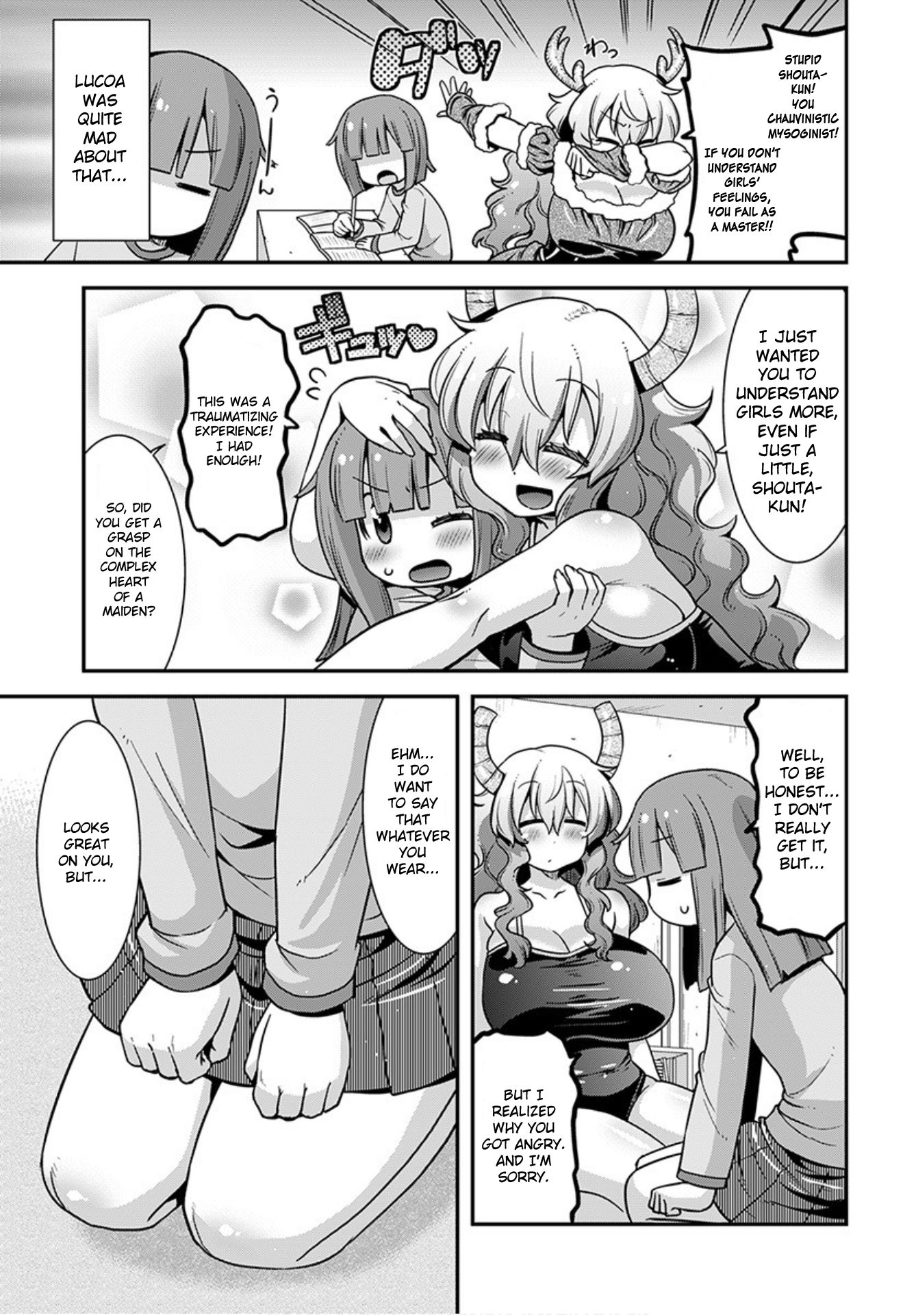 Miss Kobayashi's Dragon Maid: Lucoa is my xx Chapter 23 page 13 - Chapter 23: Shouta and Girls