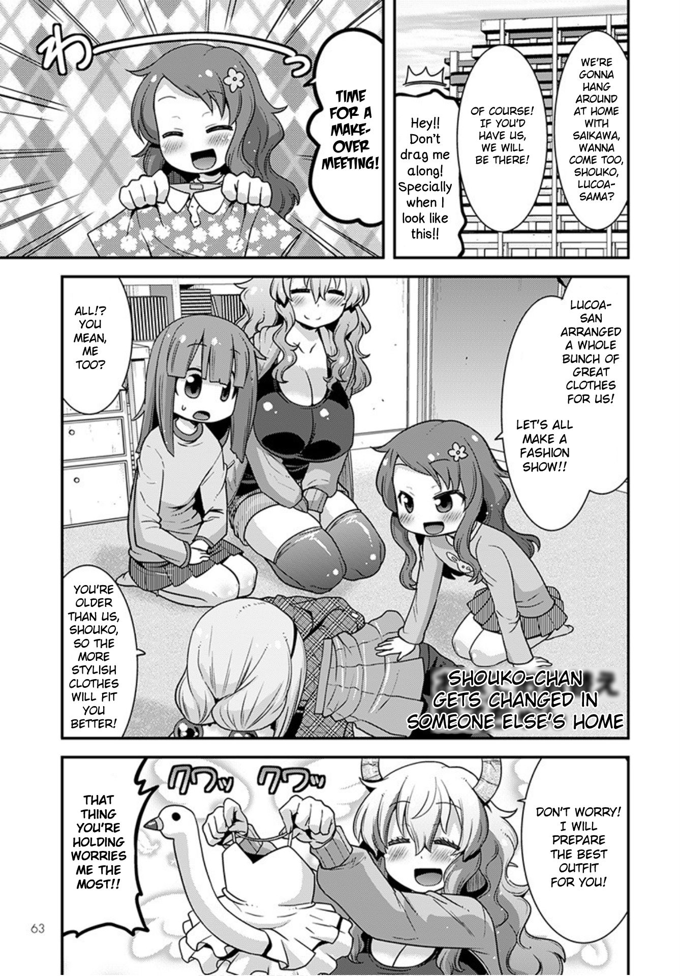 Miss Kobayashi's Dragon Maid: Lucoa is my xx Chapter 23 page 9 - Chapter 23: Shouta and Girls