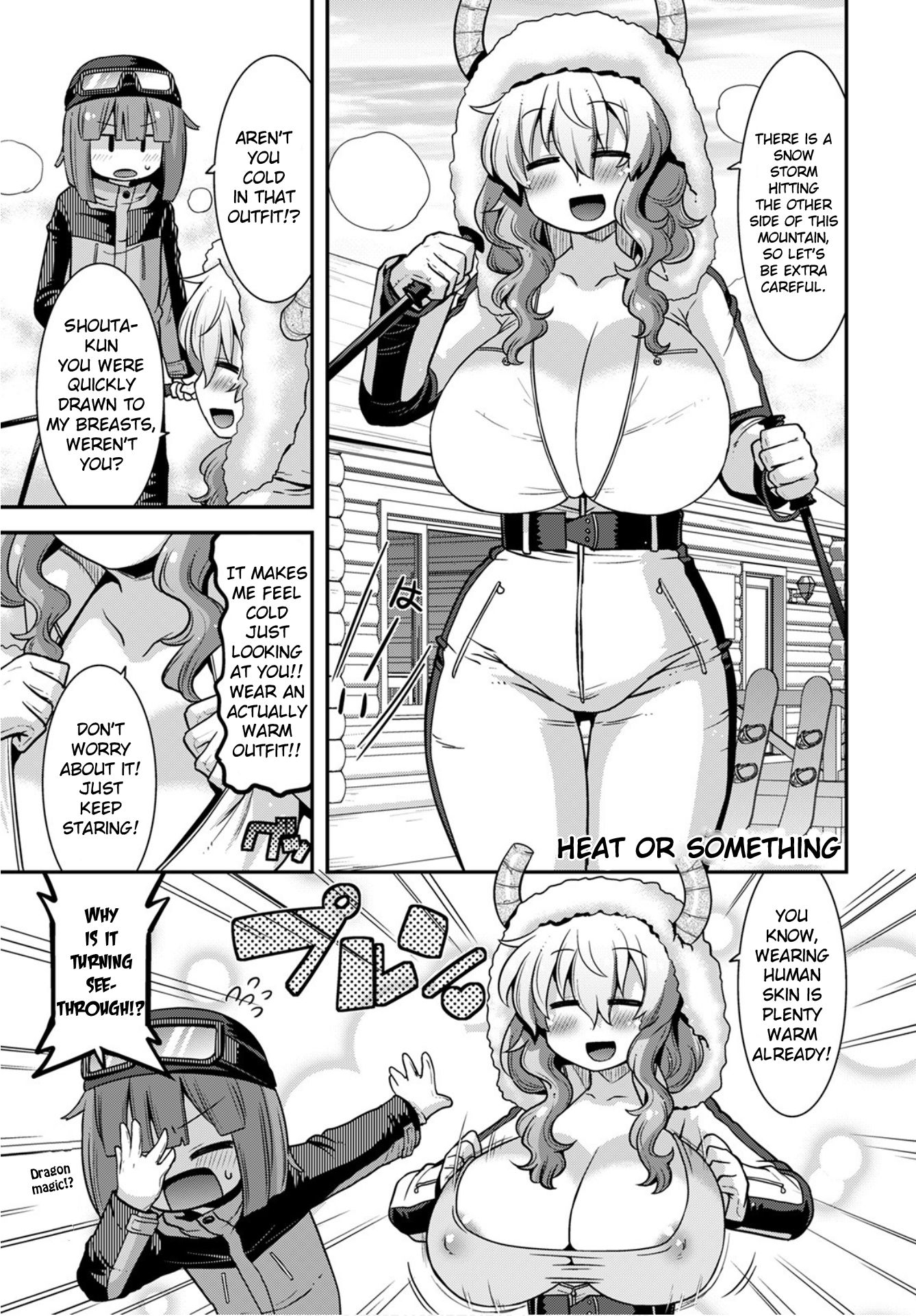 Miss Kobayashi's Dragon Maid: Lucoa is my xx Chapter 24 page 3 - Chapter 24: Shouta and The Snowy Mountain
