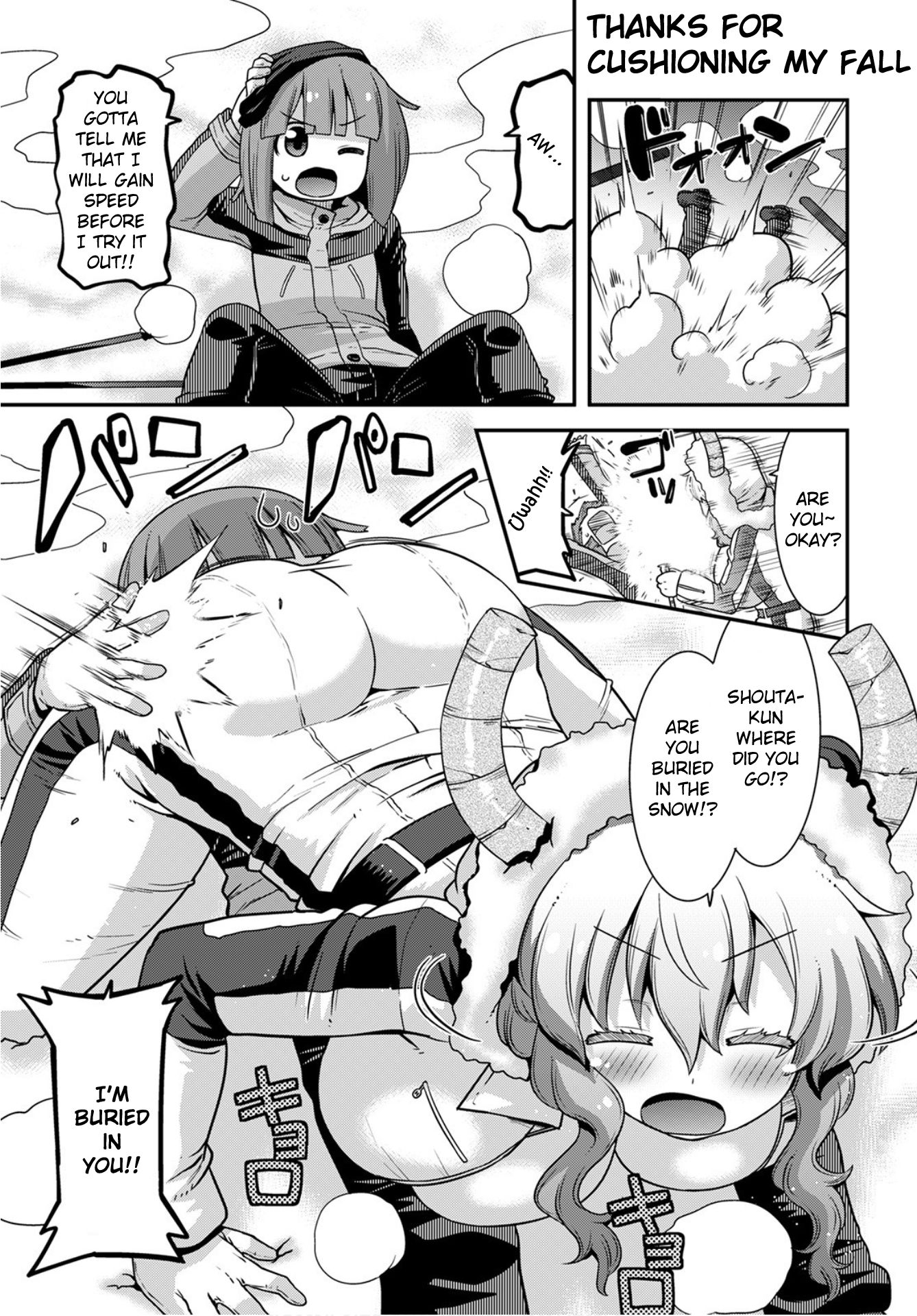 Miss Kobayashi's Dragon Maid: Lucoa is my xx Chapter 24 page 5 - Chapter 24: Shouta and The Snowy Mountain