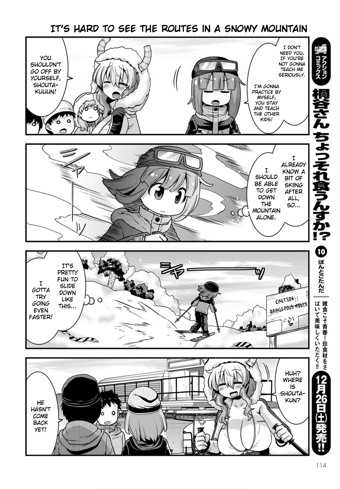 Miss Kobayashi's Dragon Maid: Lucoa is my xx Chapter 24 page 8 - Chapter 24: Shouta and The Snowy Mountain