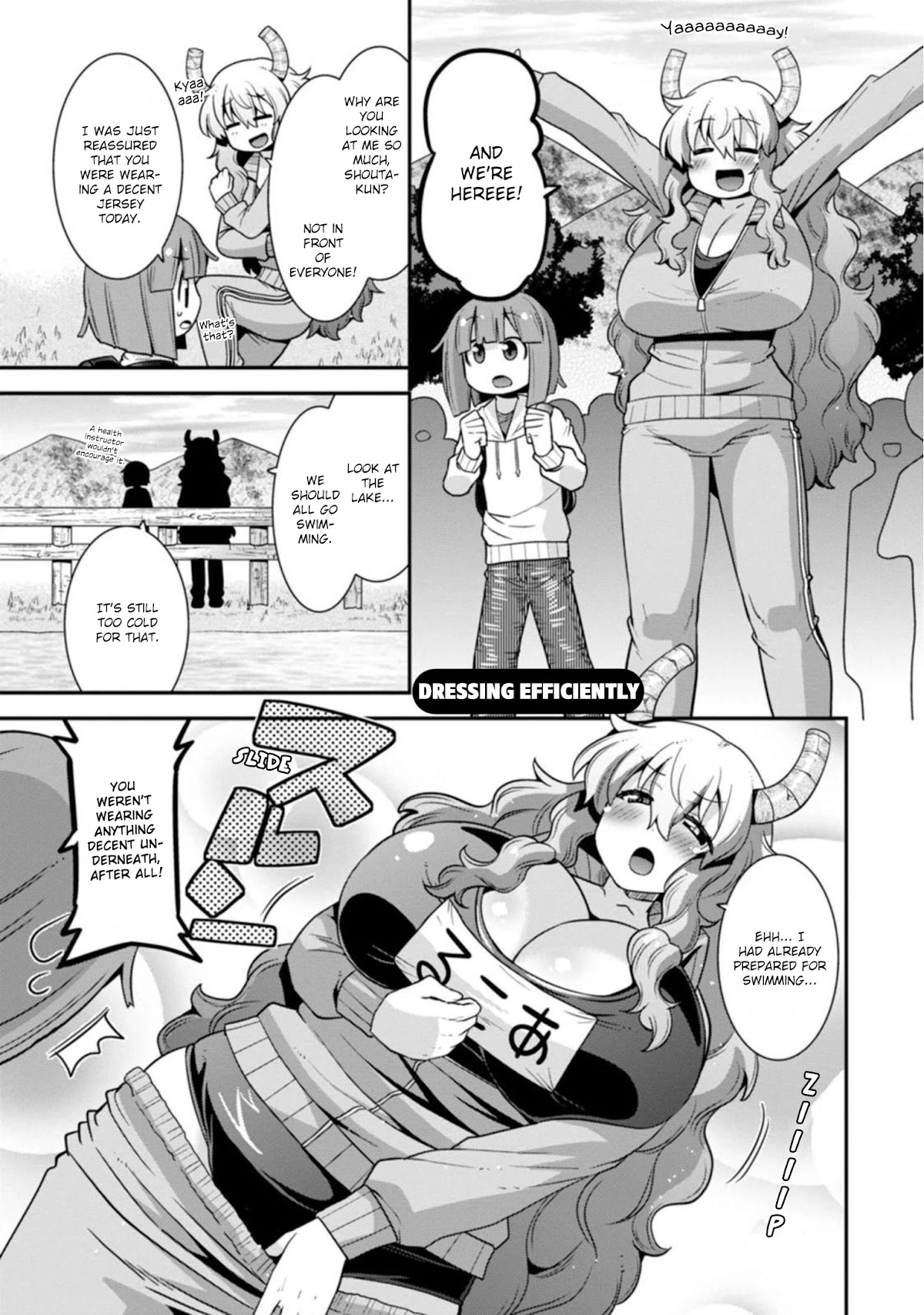 Miss Kobayashi's Dragon Maid: Lucoa is my xx Chapter 28 page 3 - Chapter 28: Shouta and Excursion