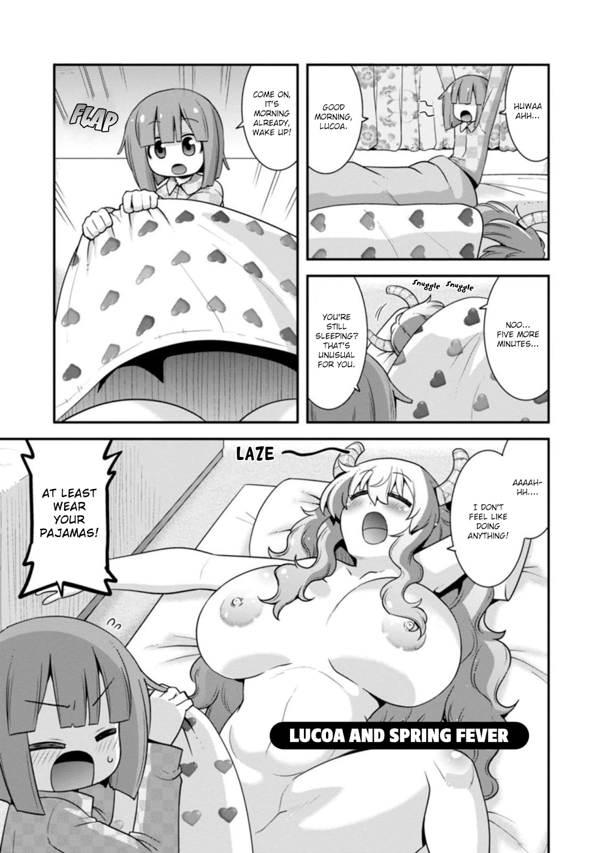Miss Kobayashi's Dragon Maid: Lucoa is my xx Chapter 29 page 1 - Chapter 29: Lucoa and Spring Fever