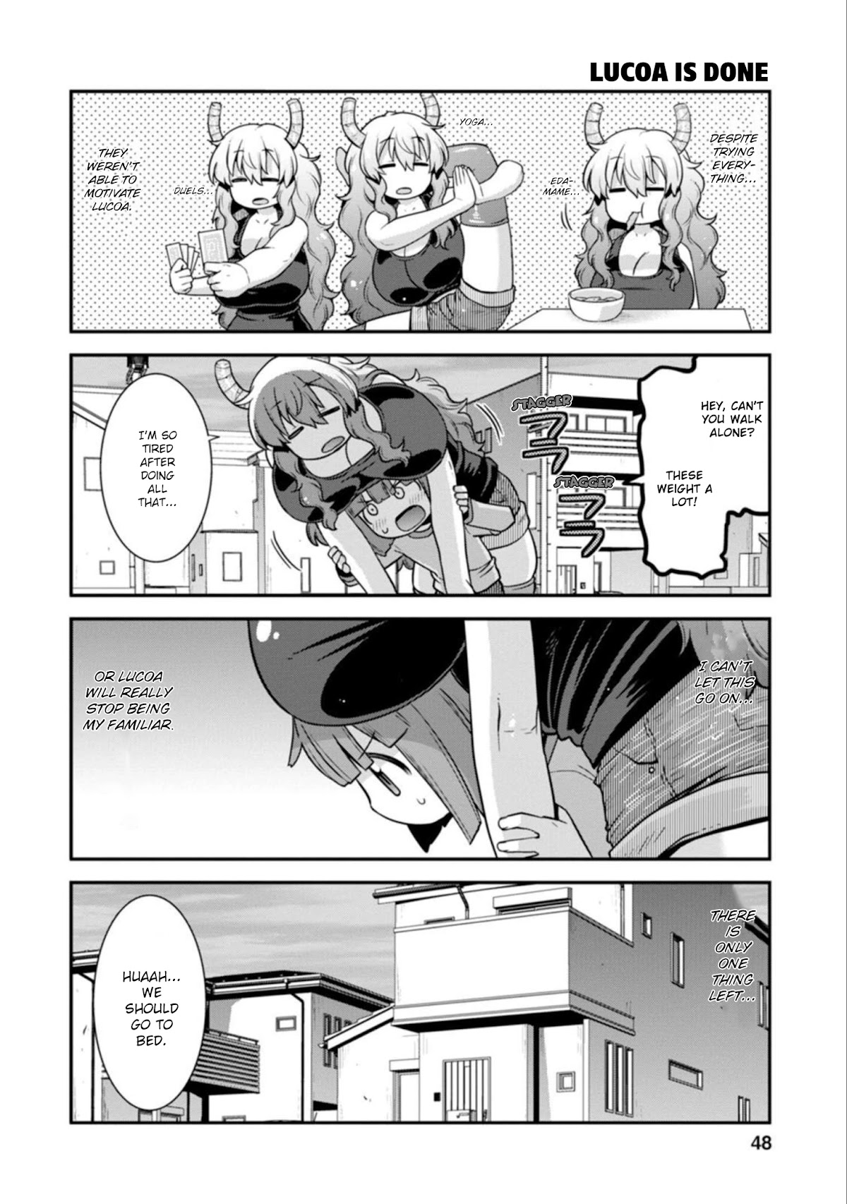 Miss Kobayashi's Dragon Maid: Lucoa is my xx Chapter 29 page 12 - Chapter 29: Lucoa and Spring Fever