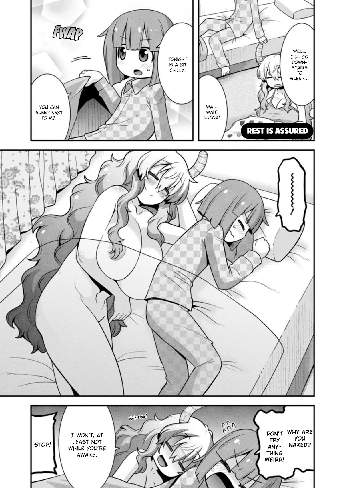 Miss Kobayashi's Dragon Maid: Lucoa is my xx Chapter 29 page 13 - Chapter 29: Lucoa and Spring Fever