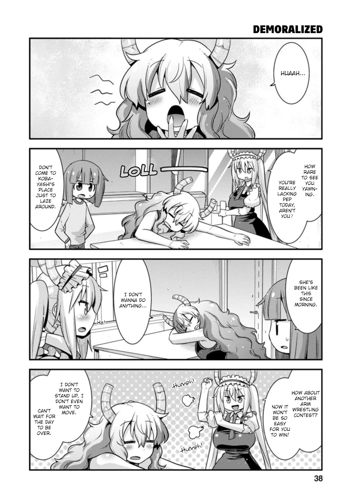 Miss Kobayashi's Dragon Maid: Lucoa is my xx Chapter 29 page 2 - Chapter 29: Lucoa and Spring Fever