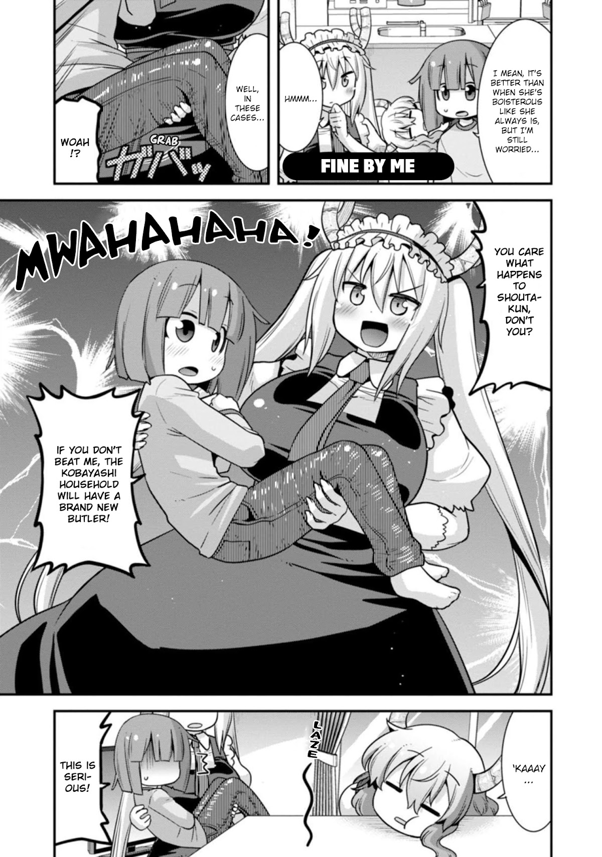 Miss Kobayashi's Dragon Maid: Lucoa is my xx Chapter 29 page 3 - Chapter 29: Lucoa and Spring Fever