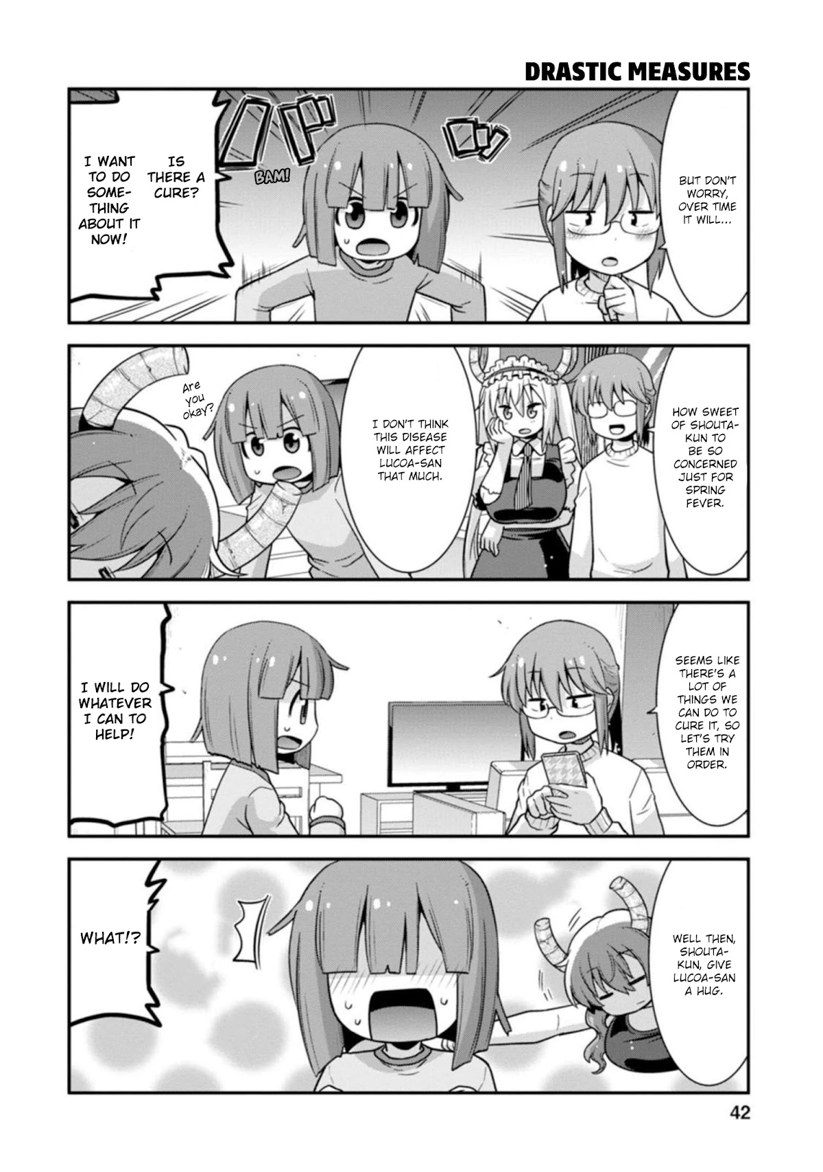 Miss Kobayashi's Dragon Maid: Lucoa is my xx Chapter 29 page 6 - Chapter 29: Lucoa and Spring Fever