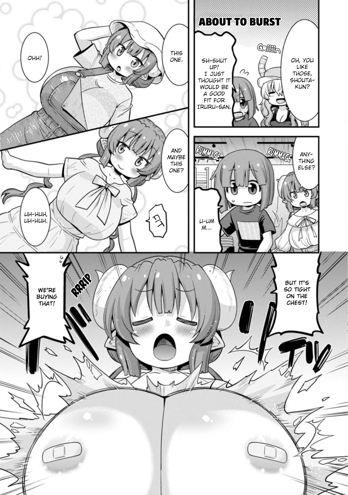 Miss Kobayashi's Dragon Maid: Lucoa is my xx Chapter 30 page 11 - Chapter 30: Lucoa and Wardrobe Change