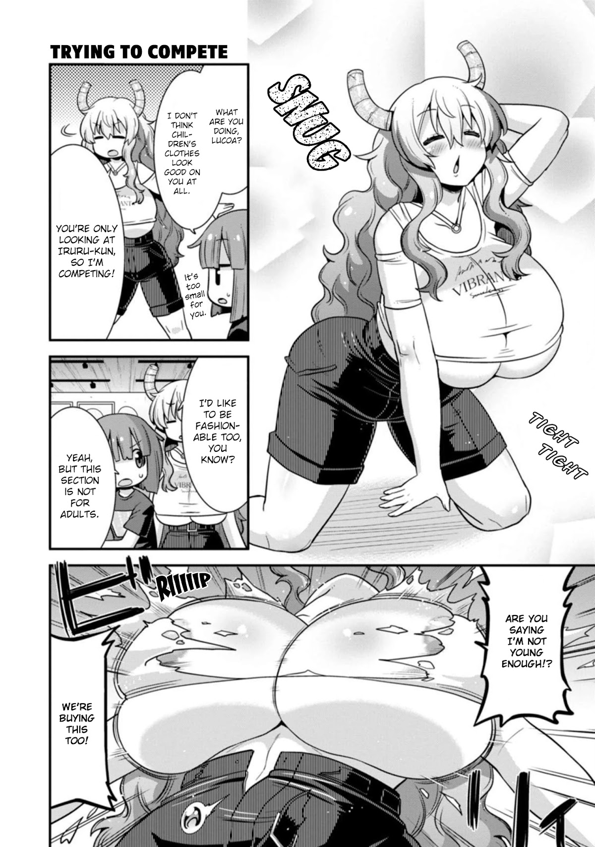 Miss Kobayashi's Dragon Maid: Lucoa is my xx Chapter 30 page 12 - Chapter 30: Lucoa and Wardrobe Change