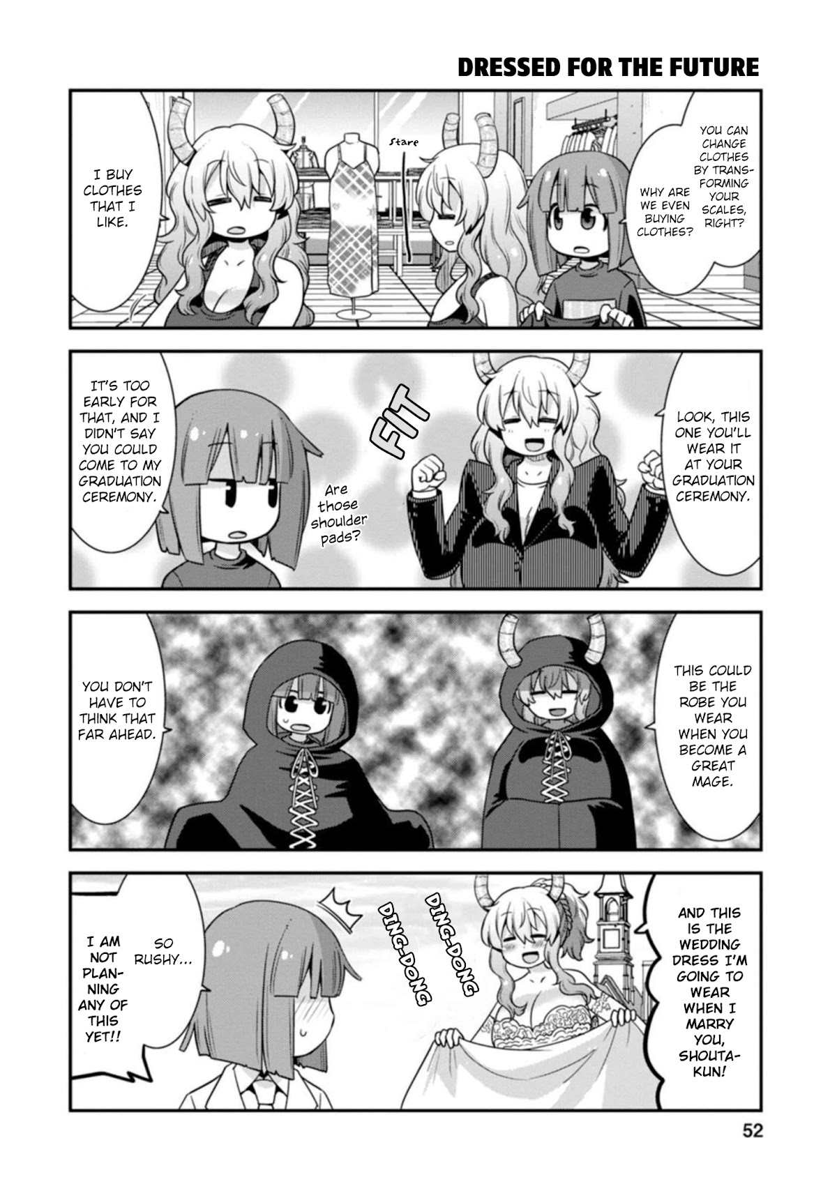 Miss Kobayashi's Dragon Maid: Lucoa is my xx Chapter 30 page 2 - Chapter 30: Lucoa and Wardrobe Change