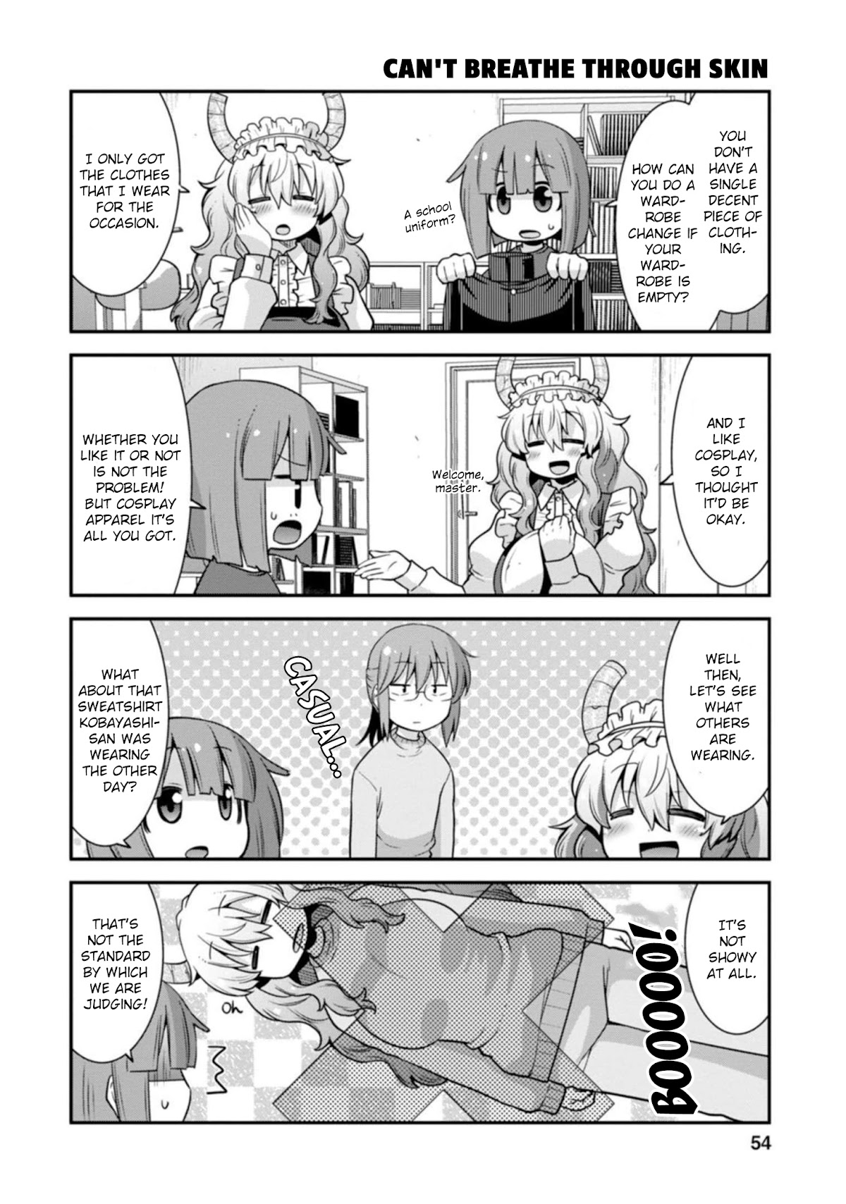 Miss Kobayashi's Dragon Maid: Lucoa is my xx Chapter 30 page 4 - Chapter 30: Lucoa and Wardrobe Change