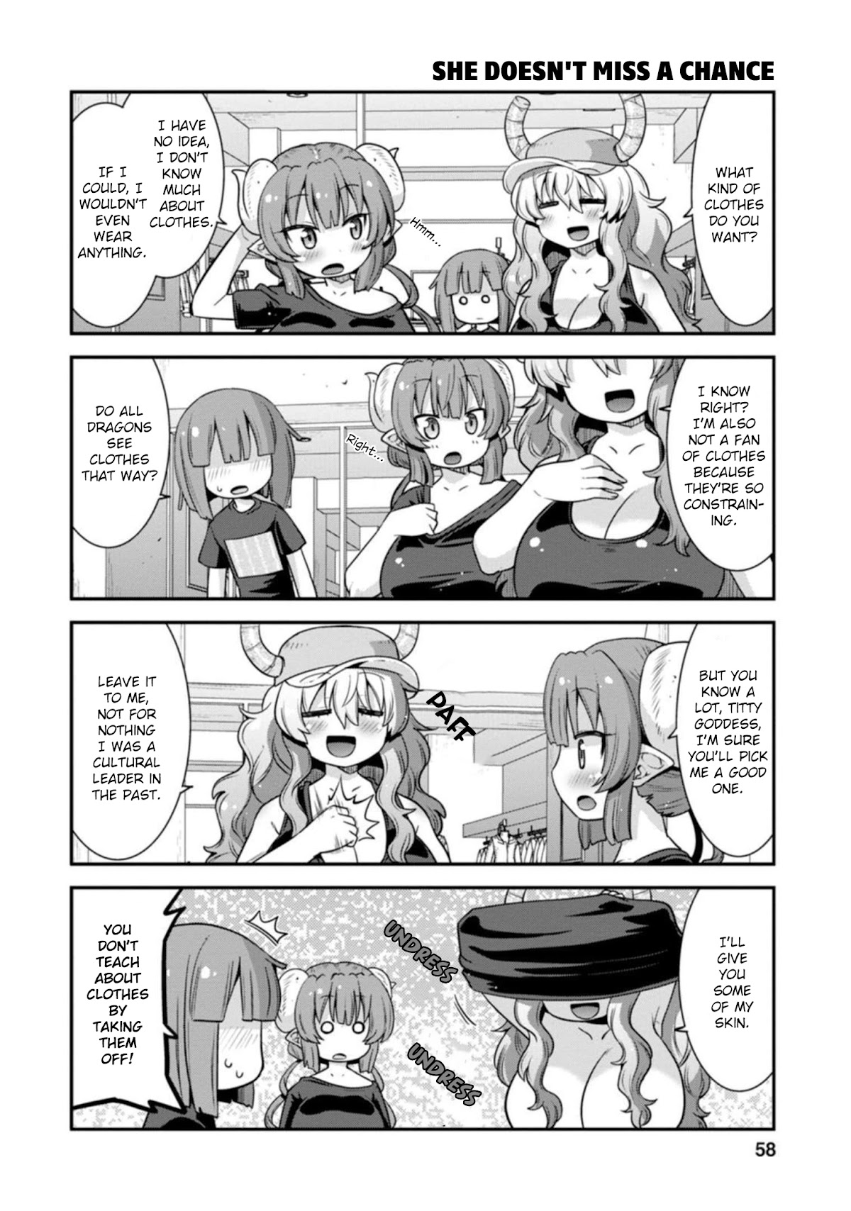 Miss Kobayashi's Dragon Maid: Lucoa is my xx Chapter 30 page 8 - Chapter 30: Lucoa and Wardrobe Change