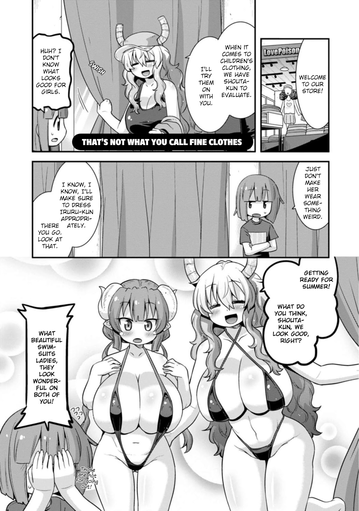 Miss Kobayashi's Dragon Maid: Lucoa is my xx Chapter 30 page 9 - Chapter 30: Lucoa and Wardrobe Change