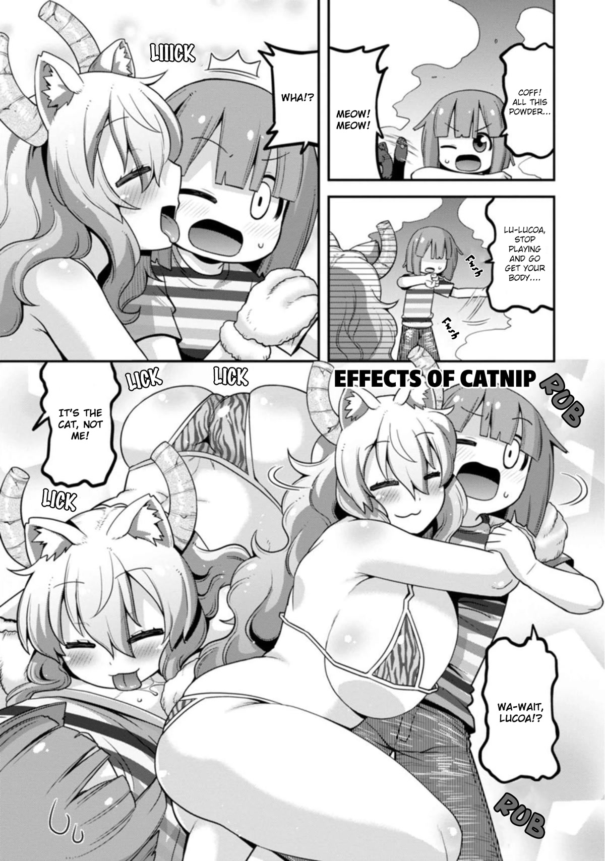 Miss Kobayashi's Dragon Maid: Lucoa is my xx Chapter 31 page 11 - Chapter 31: Lucoa and the Black Cat