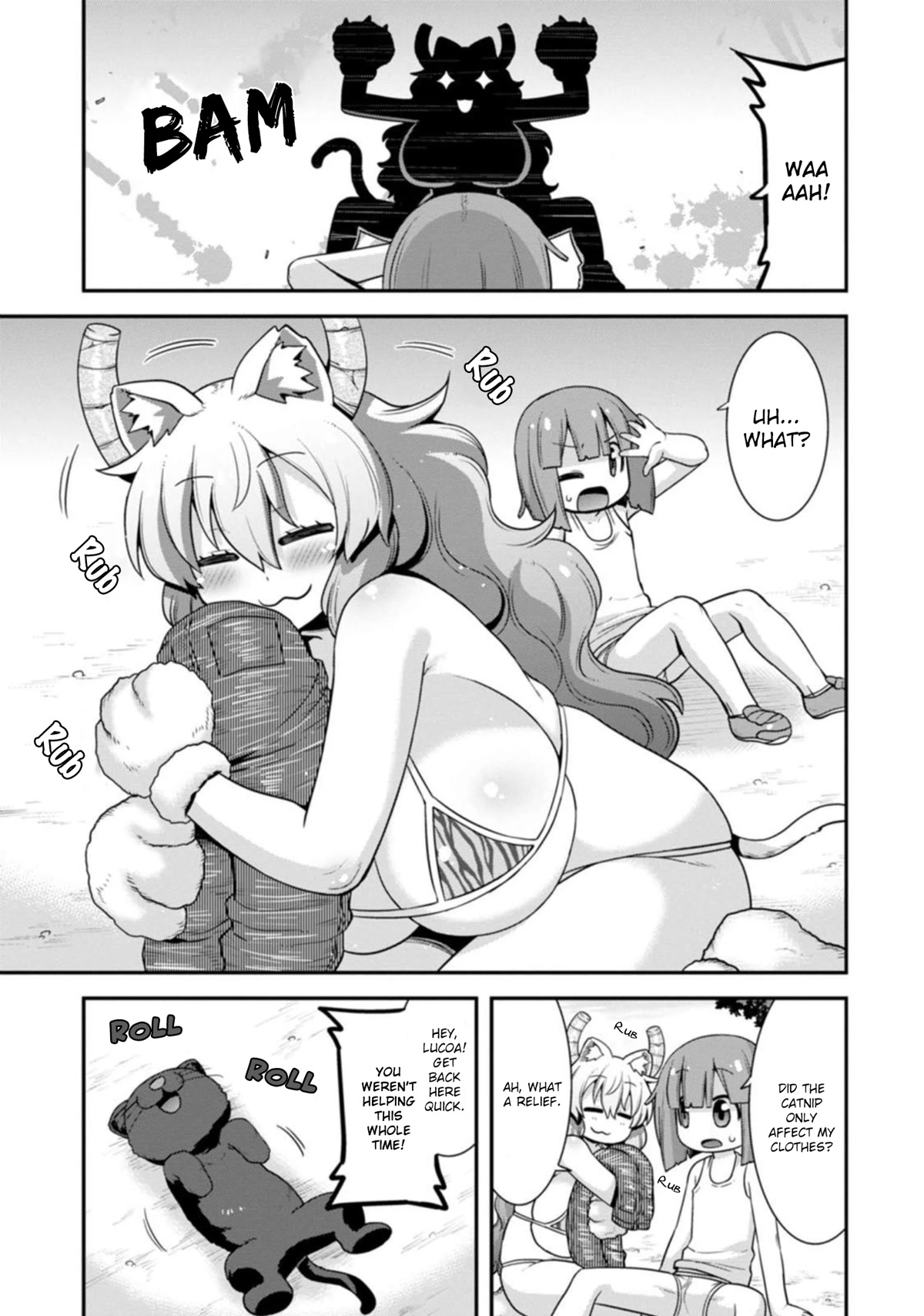 Miss Kobayashi's Dragon Maid: Lucoa is my xx Chapter 31 page 13 - Chapter 31: Lucoa and the Black Cat
