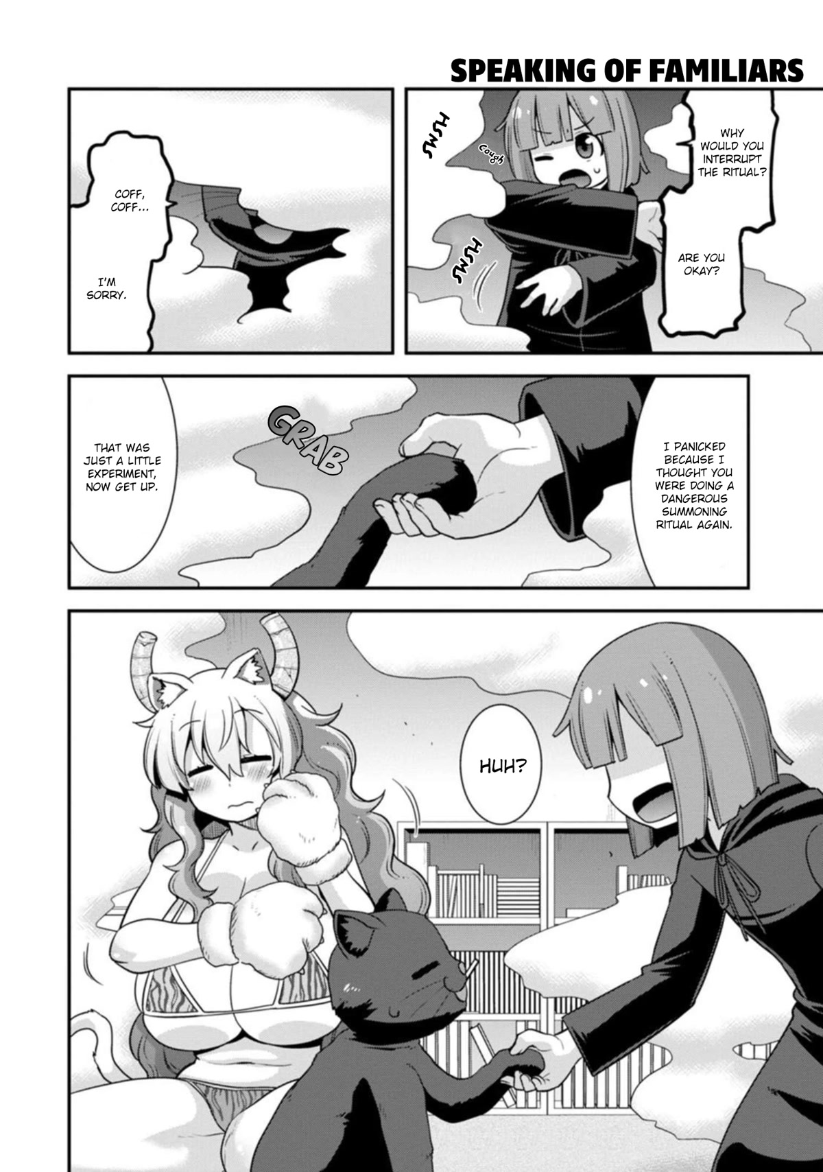 Miss Kobayashi's Dragon Maid: Lucoa is my xx Chapter 31 page 2 - Chapter 31: Lucoa and the Black Cat