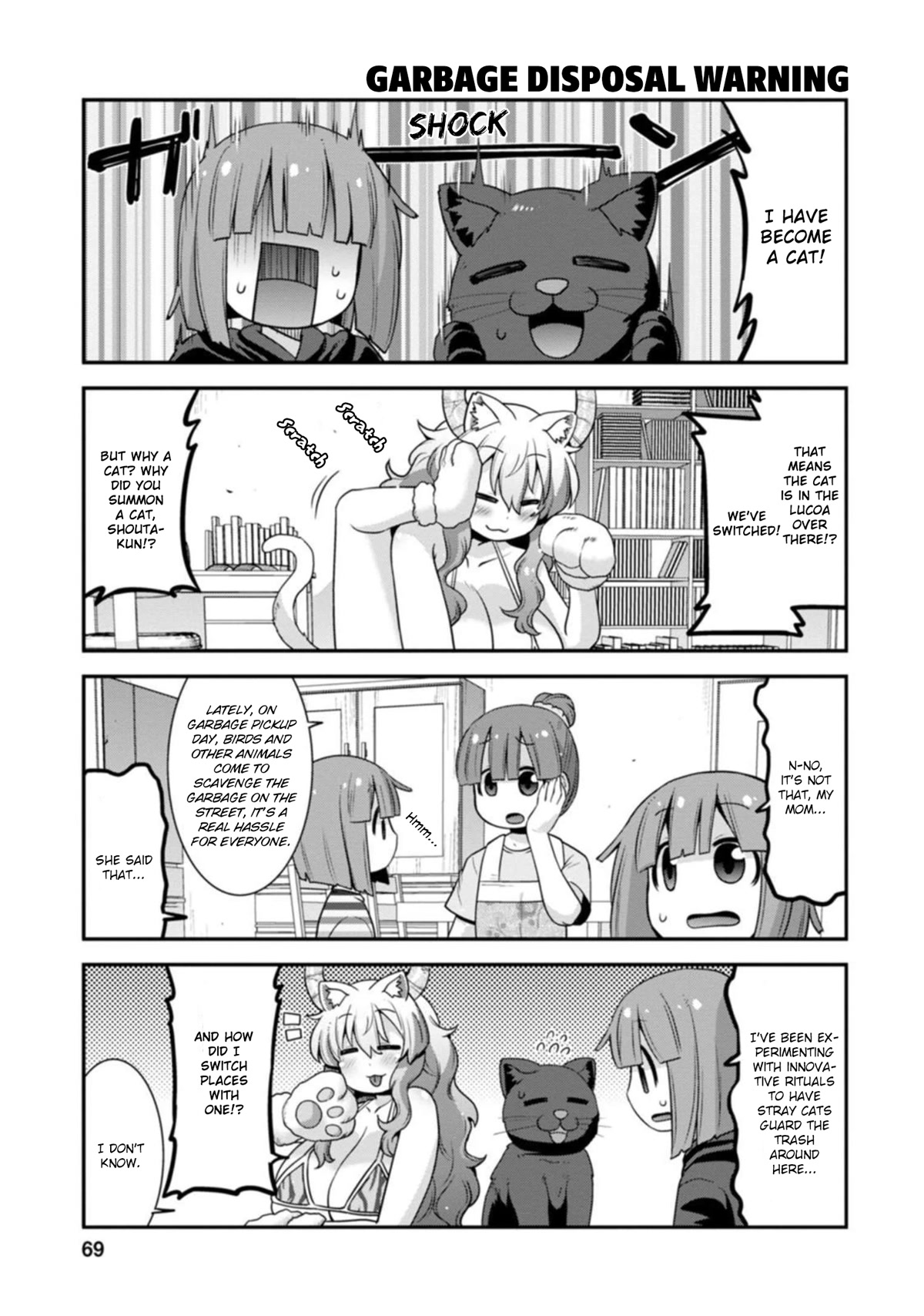 Miss Kobayashi's Dragon Maid: Lucoa is my xx Chapter 31 page 3 - Chapter 31: Lucoa and the Black Cat