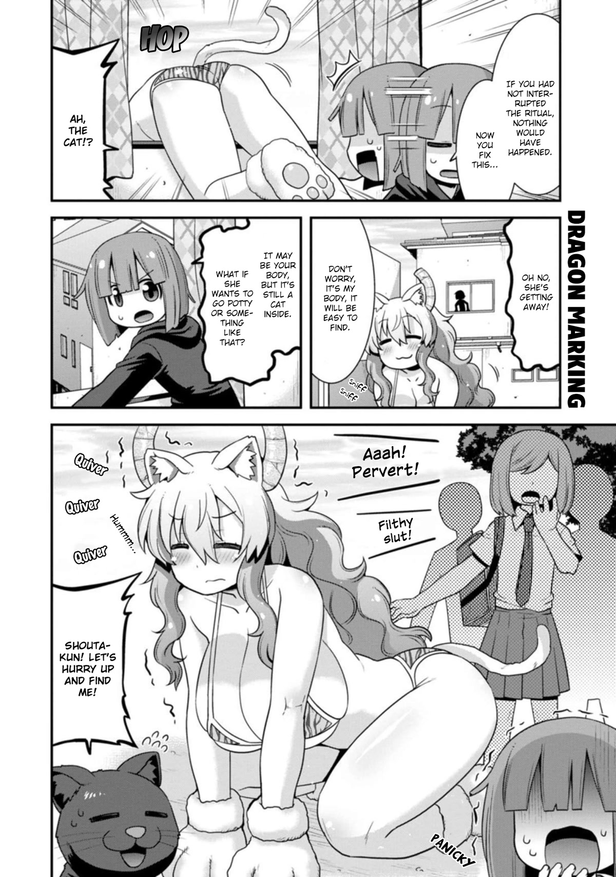 Miss Kobayashi's Dragon Maid: Lucoa is my xx Chapter 31 page 4 - Chapter 31: Lucoa and the Black Cat