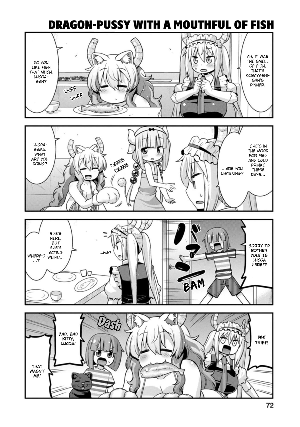 Miss Kobayashi's Dragon Maid: Lucoa is my xx Chapter 31 page 6 - Chapter 31: Lucoa and the Black Cat