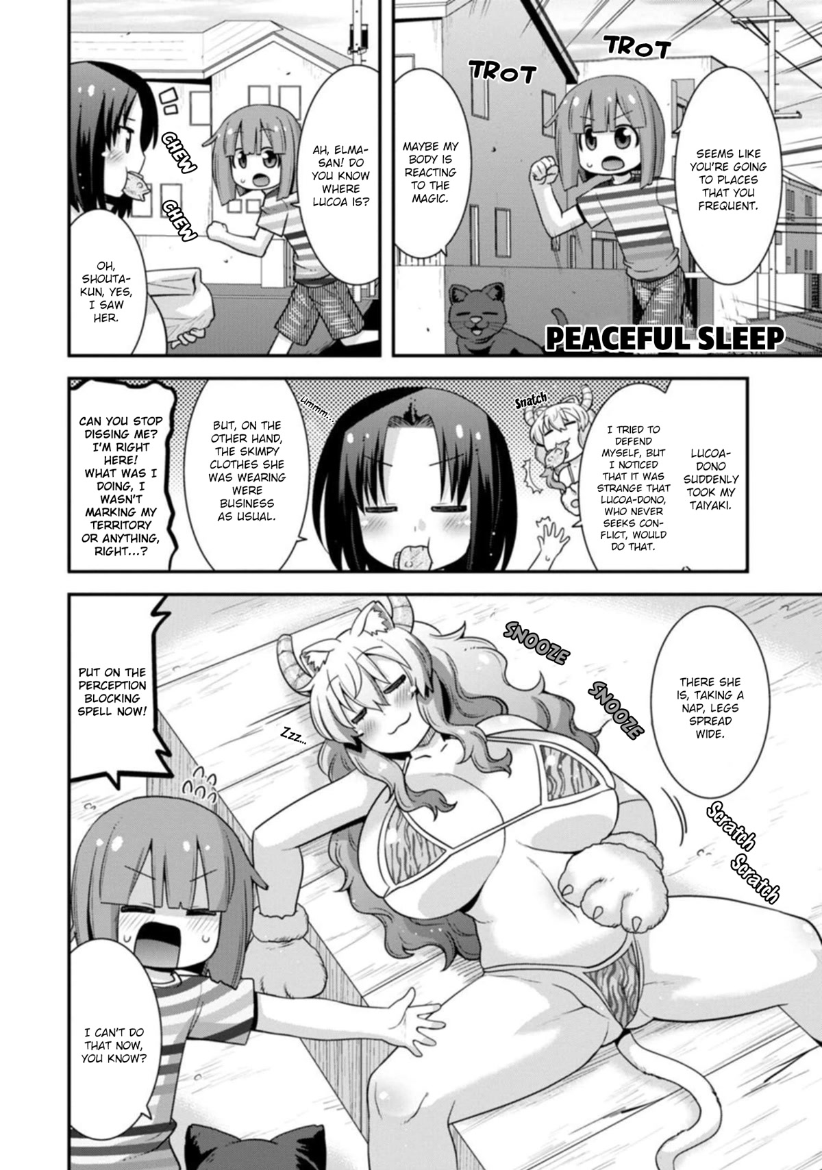 Miss Kobayashi's Dragon Maid: Lucoa is my xx Chapter 31 page 8 - Chapter 31: Lucoa and the Black Cat