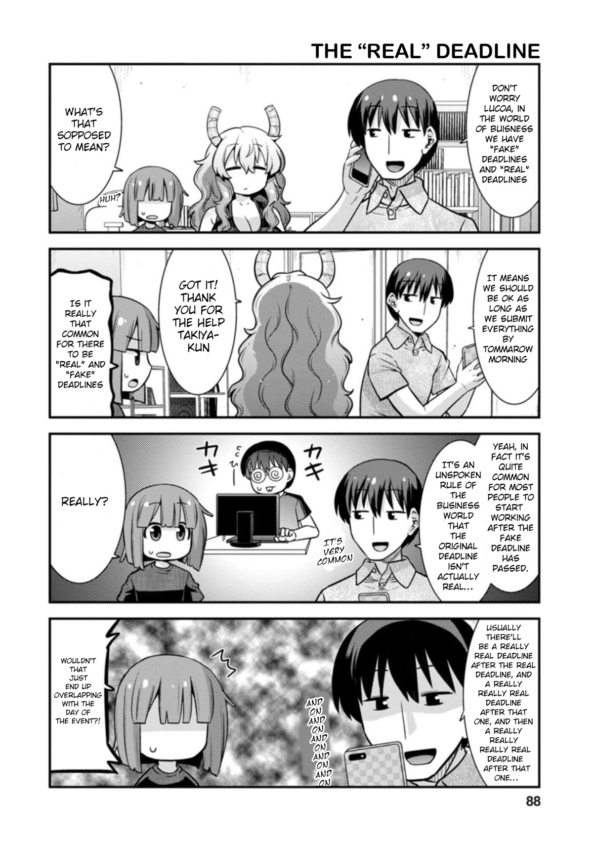 Miss Kobayashi's Dragon Maid: Lucoa is my xx Chapter 32 page 6 - Chapter 32: Lucoa and the Convention