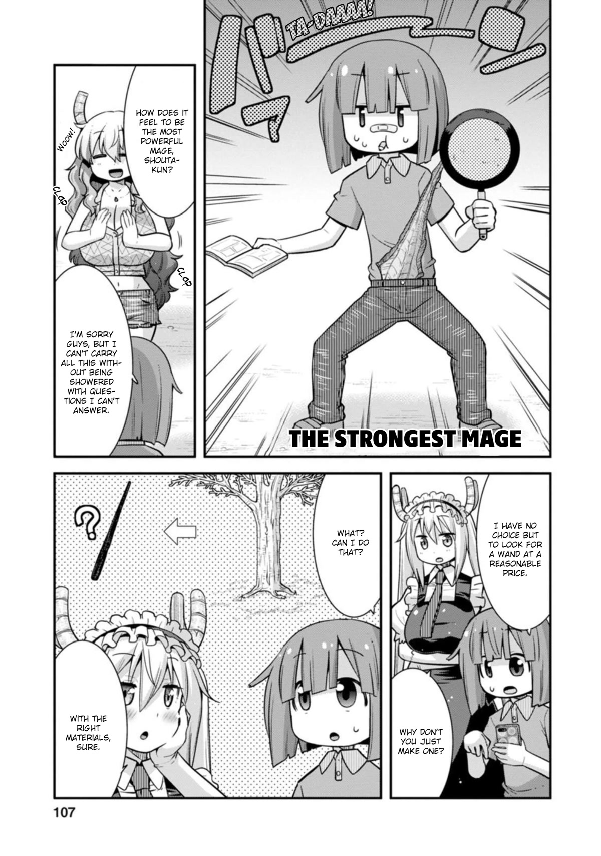 Miss Kobayashi's Dragon Maid: Lucoa is my xx Chapter 33 page 11 - Chapter 33: Shouta and the Wand