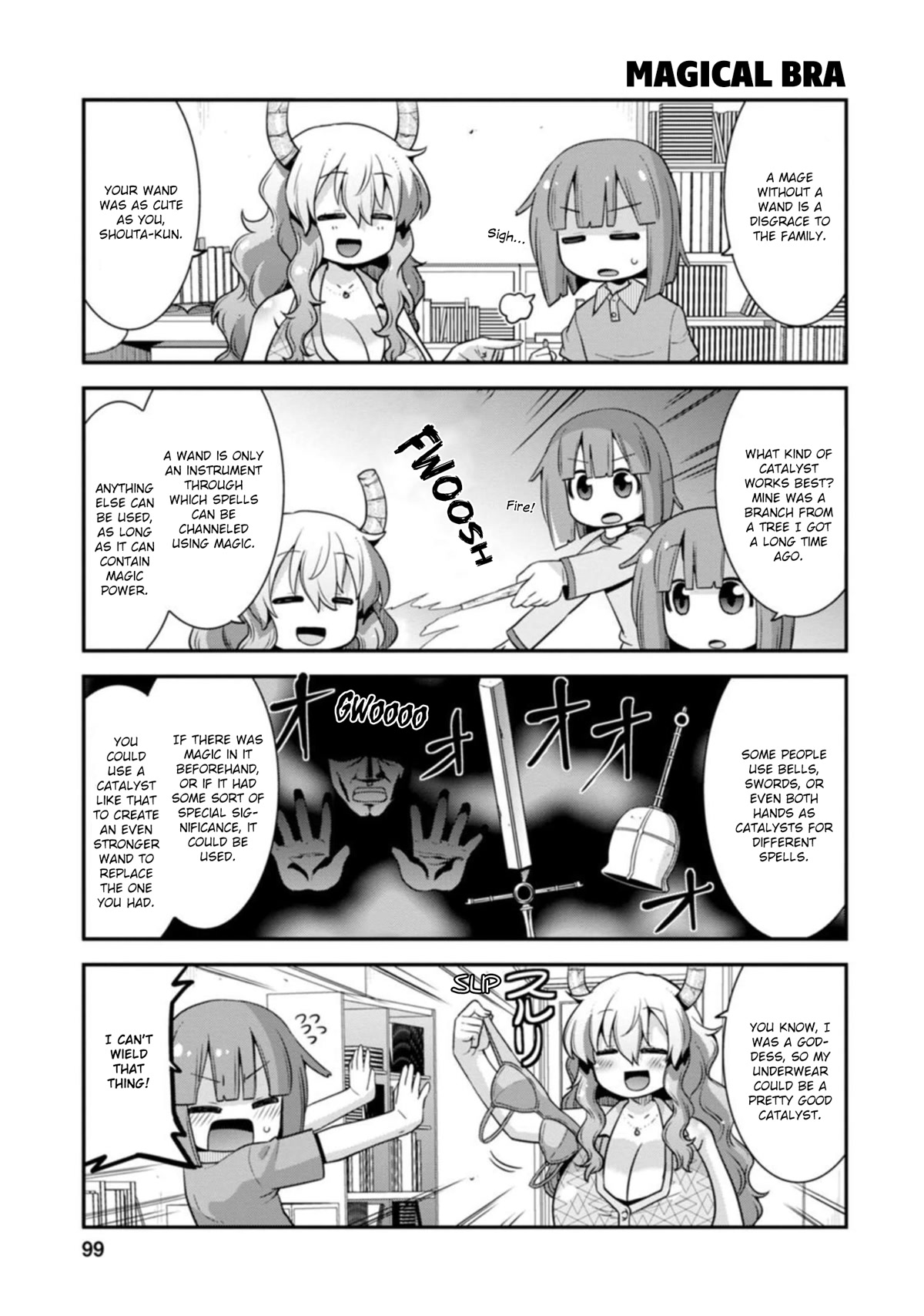 Miss Kobayashi's Dragon Maid: Lucoa is my xx Chapter 33 page 3 - Chapter 33: Shouta and the Wand