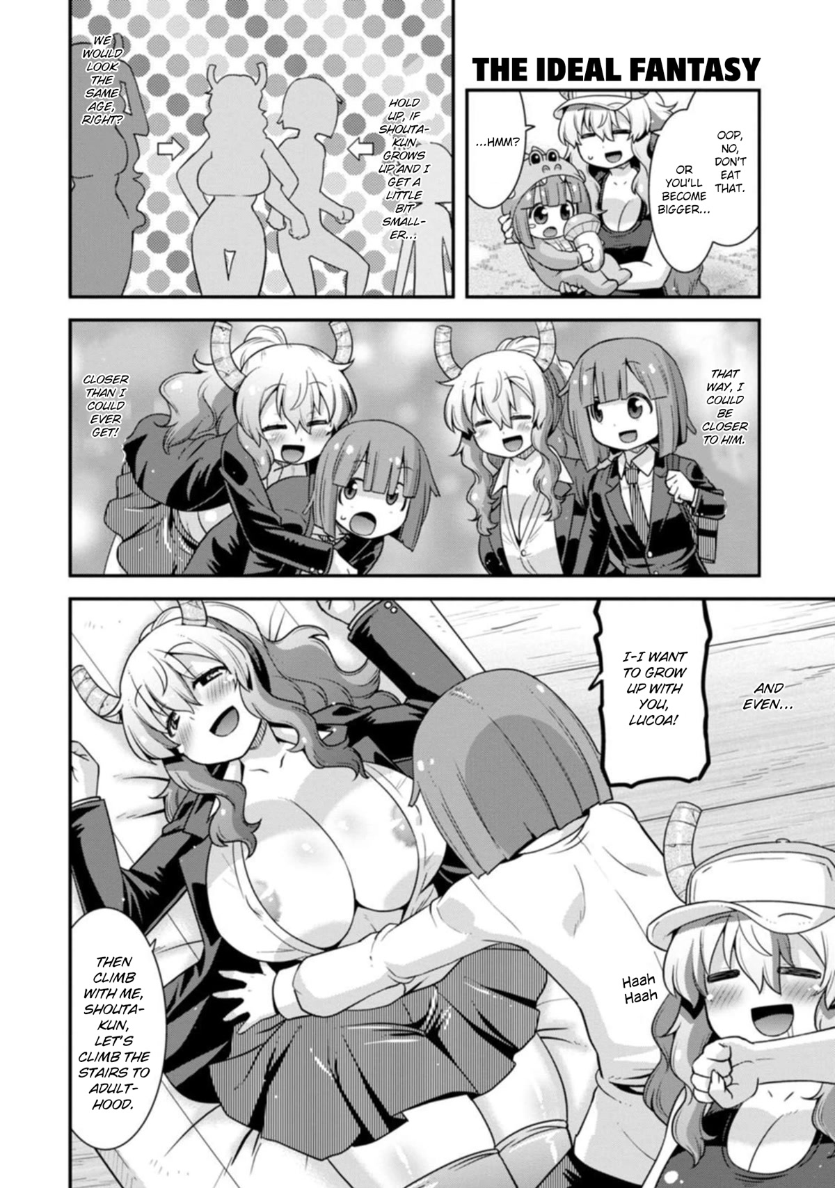 Miss Kobayashi's Dragon Maid: Lucoa is my xx Chapter 34 page 10 - Chapter 34: Lucoa and the Baby