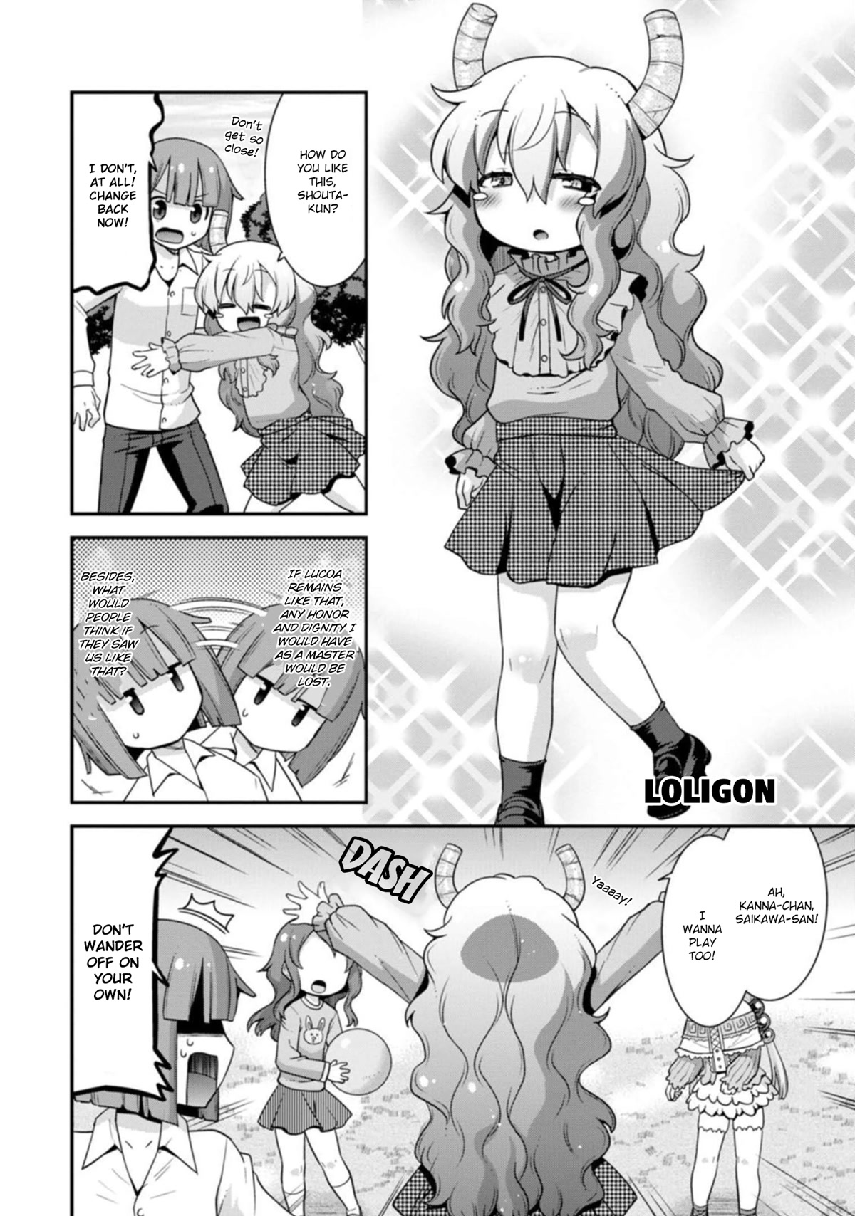 Miss Kobayashi's Dragon Maid: Lucoa is my xx Chapter 34 page 12 - Chapter 34: Lucoa and the Baby