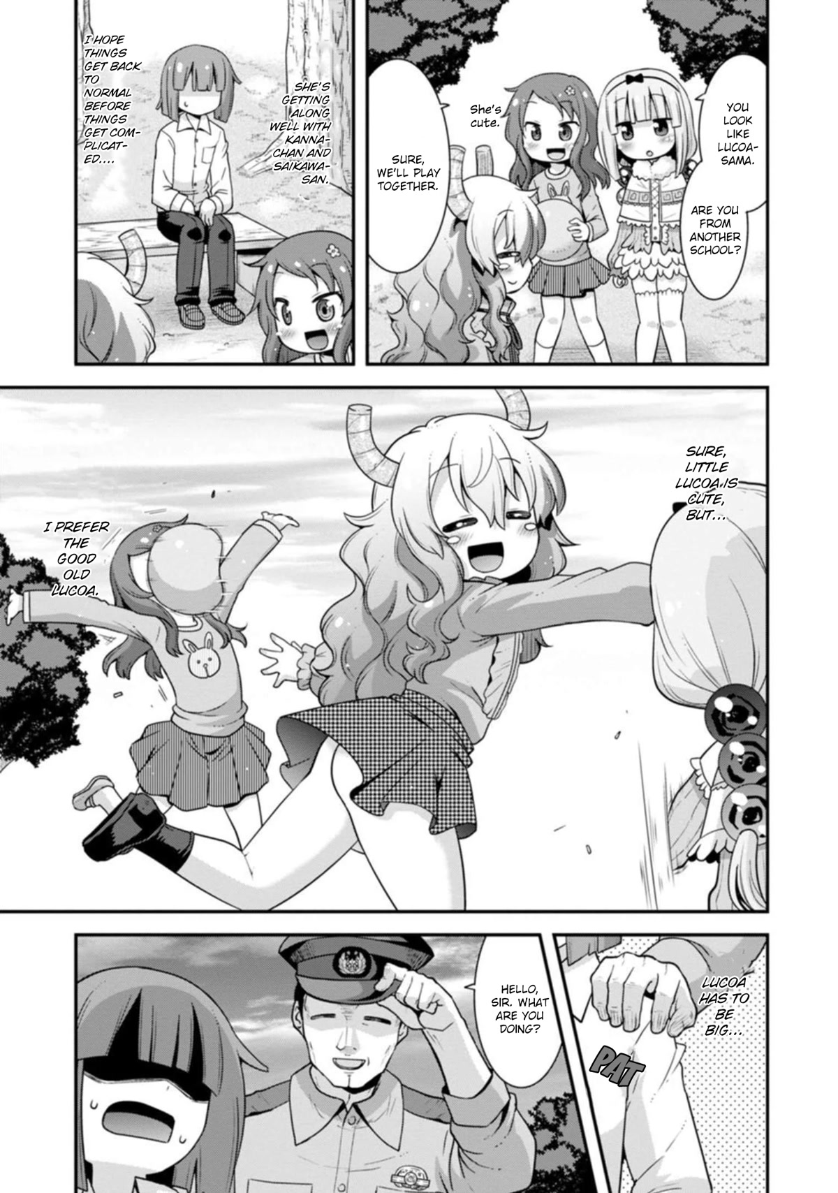 Miss Kobayashi's Dragon Maid: Lucoa is my xx Chapter 34 page 13 - Chapter 34: Lucoa and the Baby